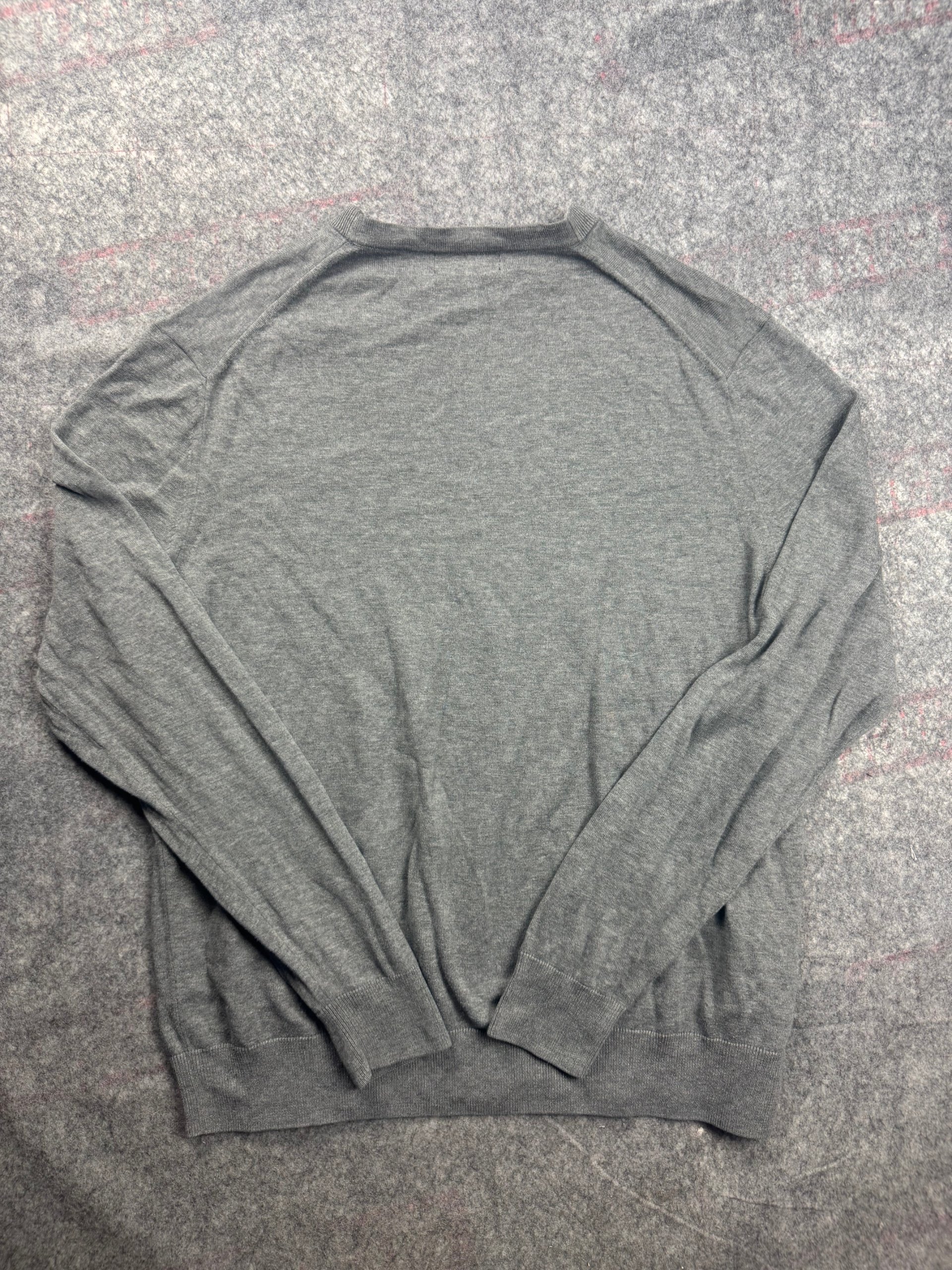 Fred Perry Grey Crew Neck Cotton Jumper XL image 5
