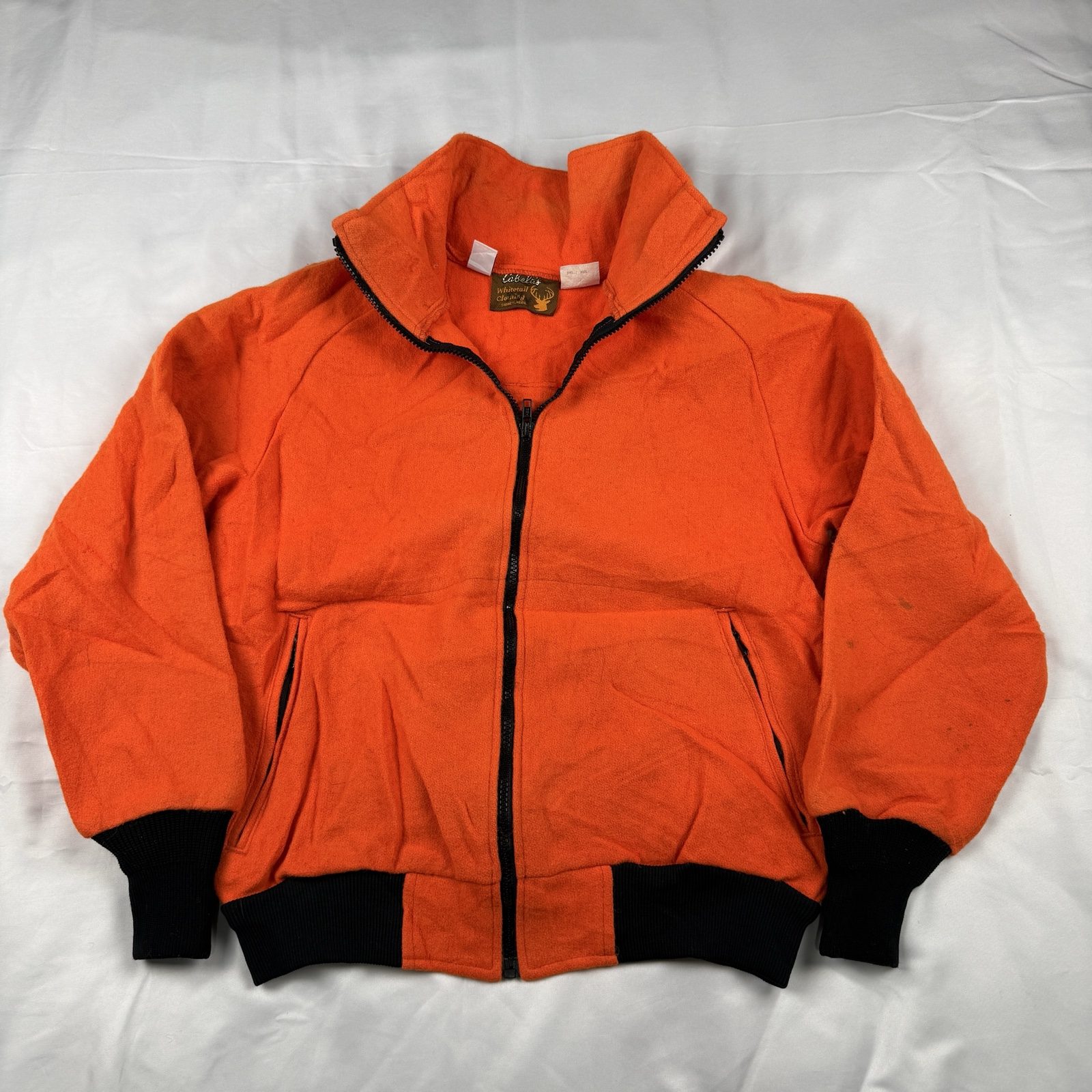 Cabelas Sweatshirt Men's S Orange Wool |031