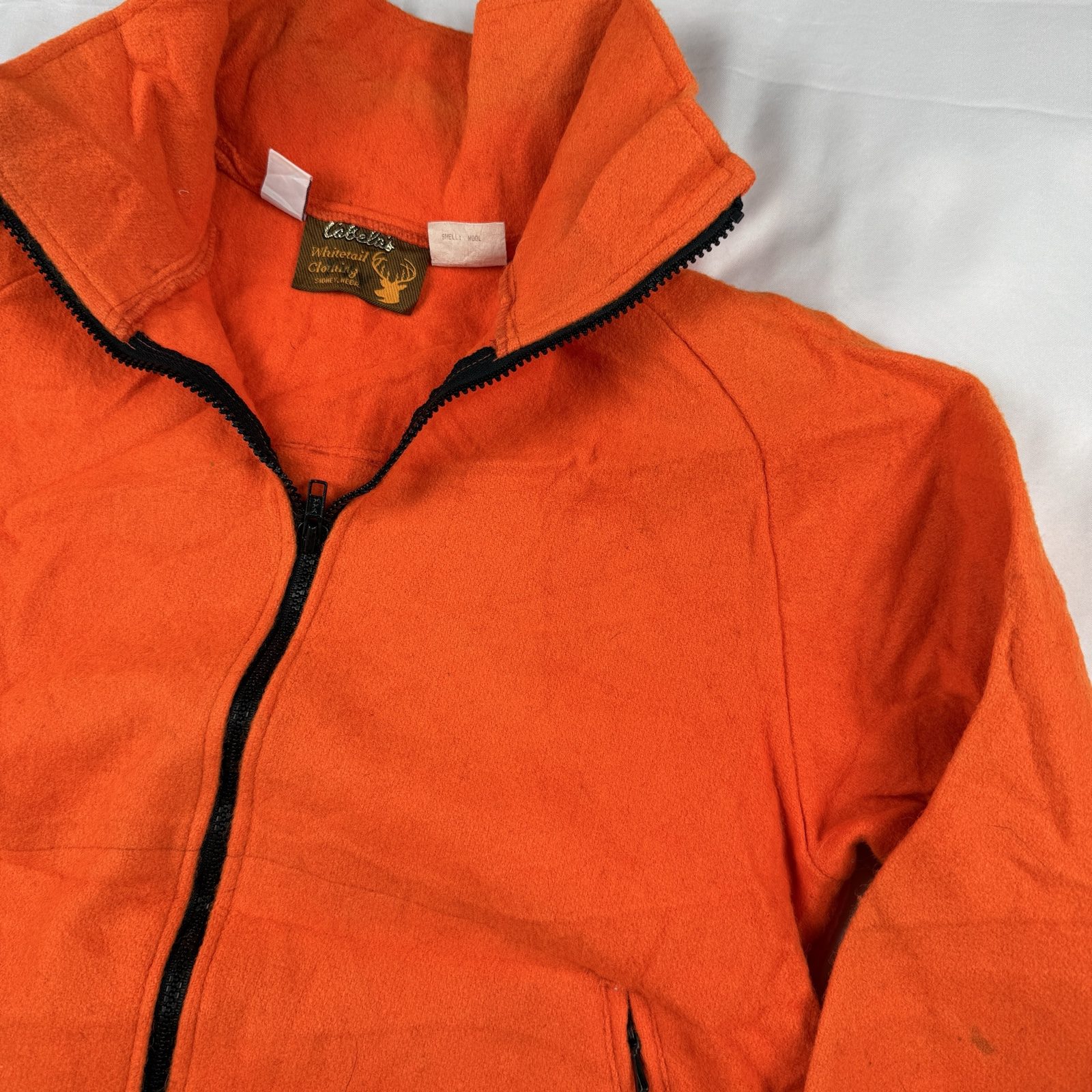 Cabelas Sweatshirt Men's S Orange Wool |031 image 2