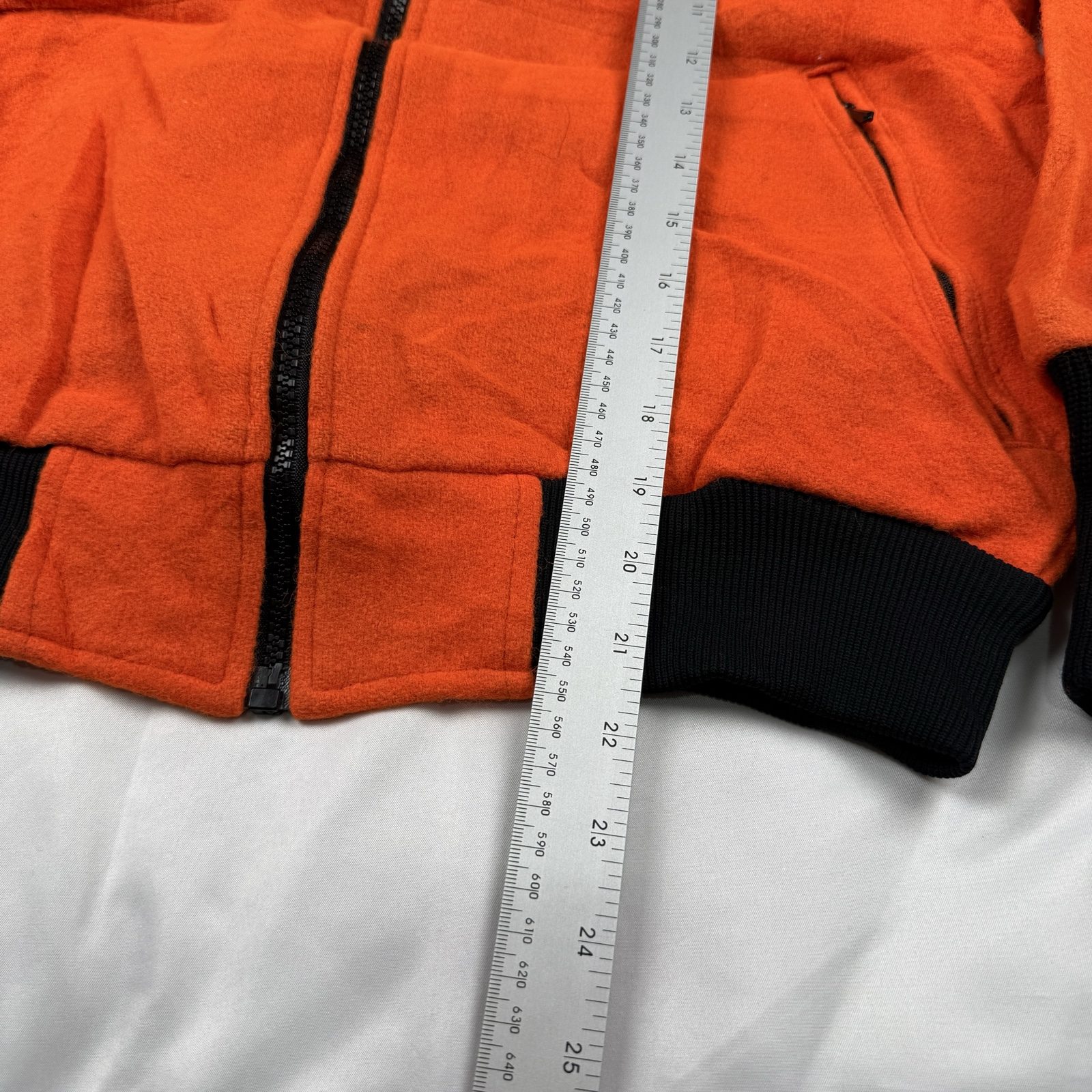 Cabelas Sweatshirt Men's S Orange Wool |031 image 5