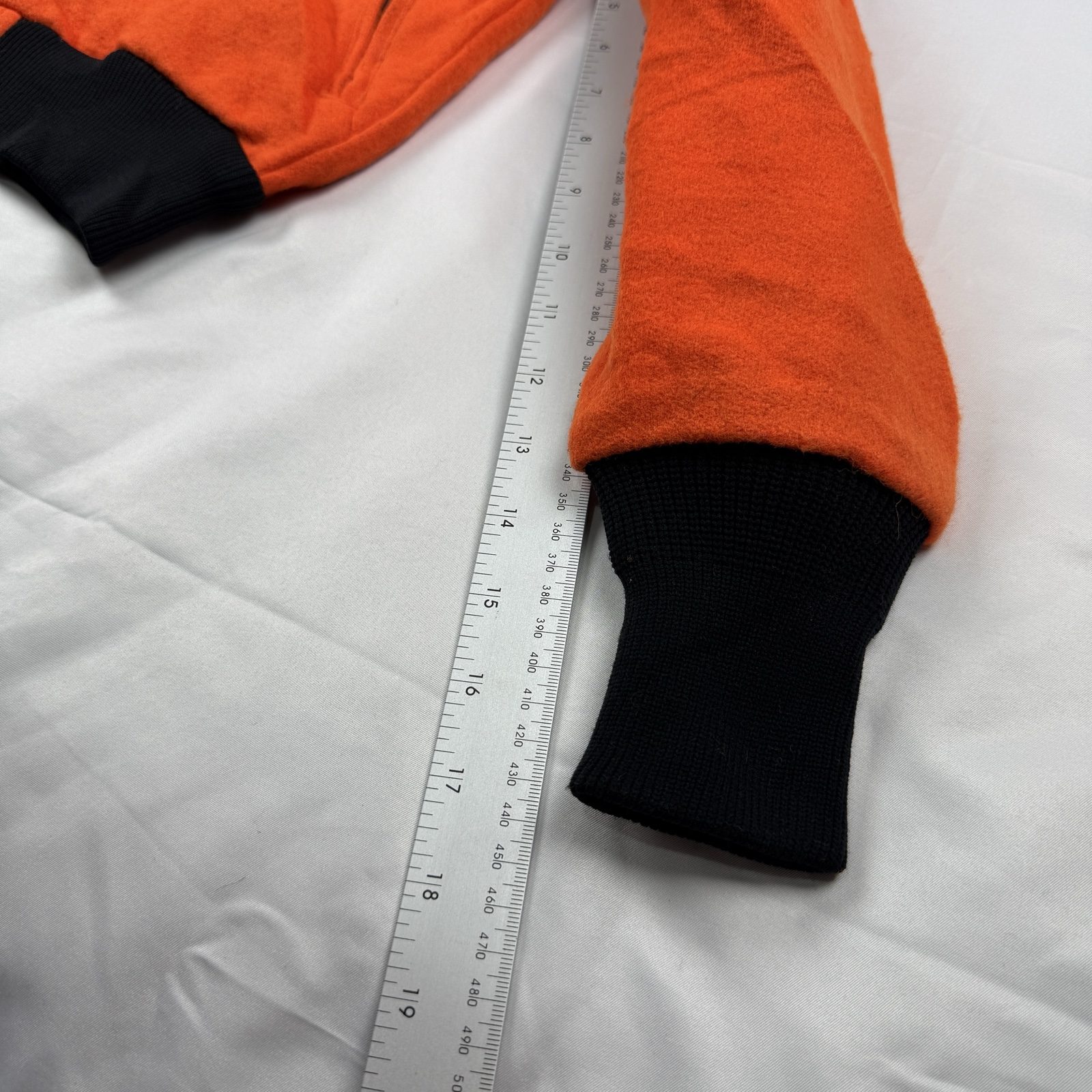 Cabelas Sweatshirt Men's S Orange Wool |031 image 8