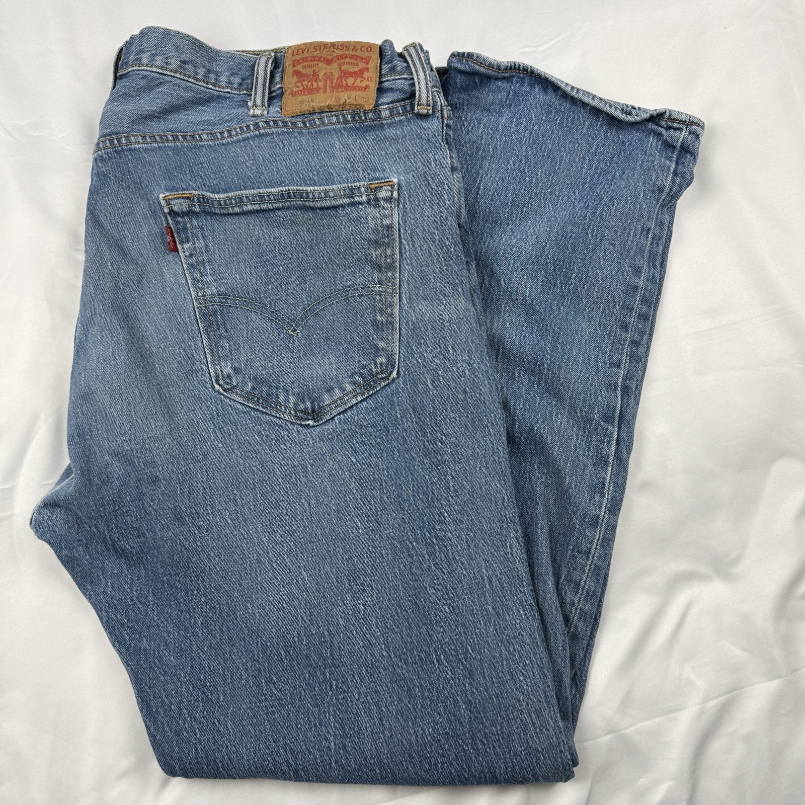 Levi's Jeans Men's 36 Blue Denim Straight Leg |0810