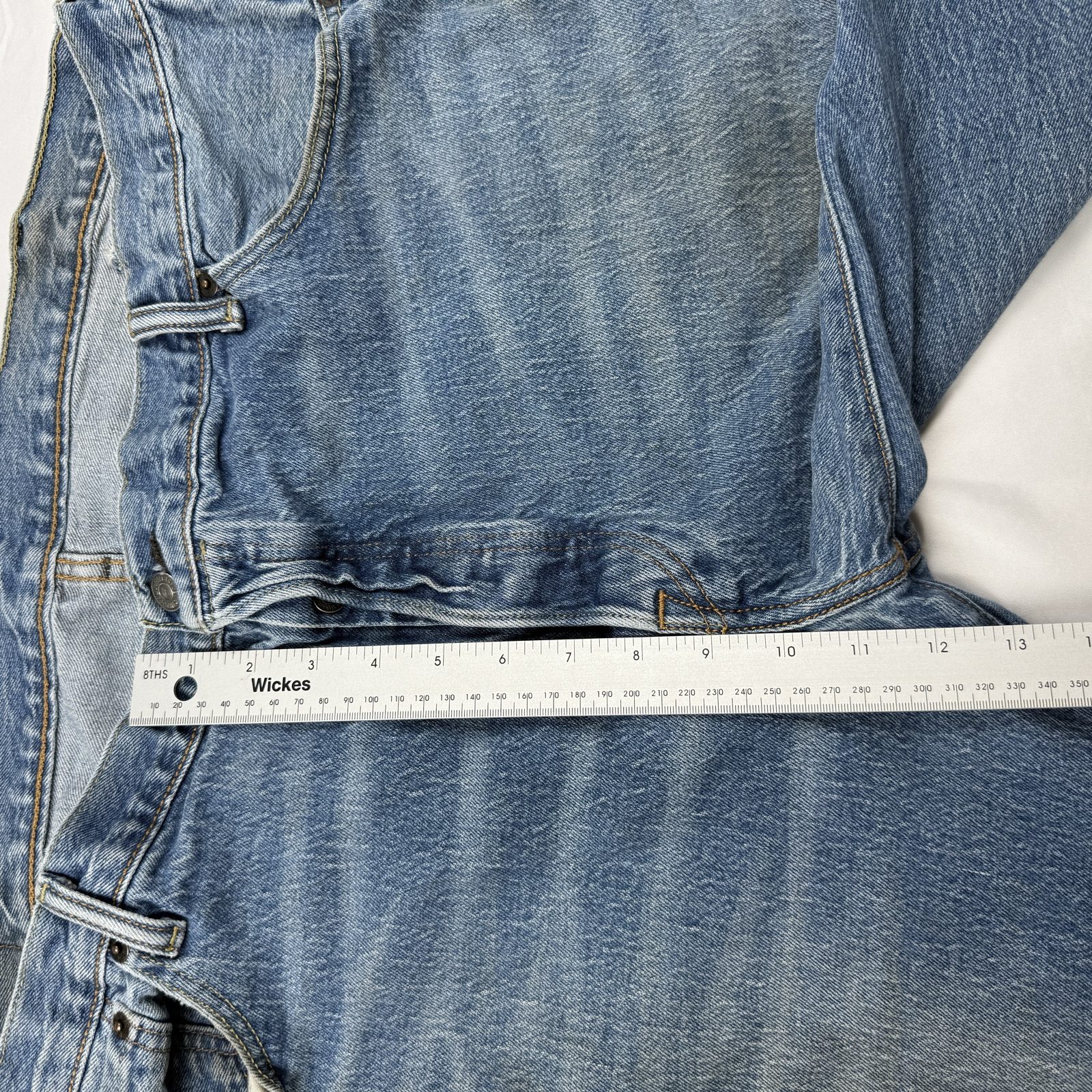 Levi's Jeans Men's 36 Blue Denim Straight Leg |0810 image 7
