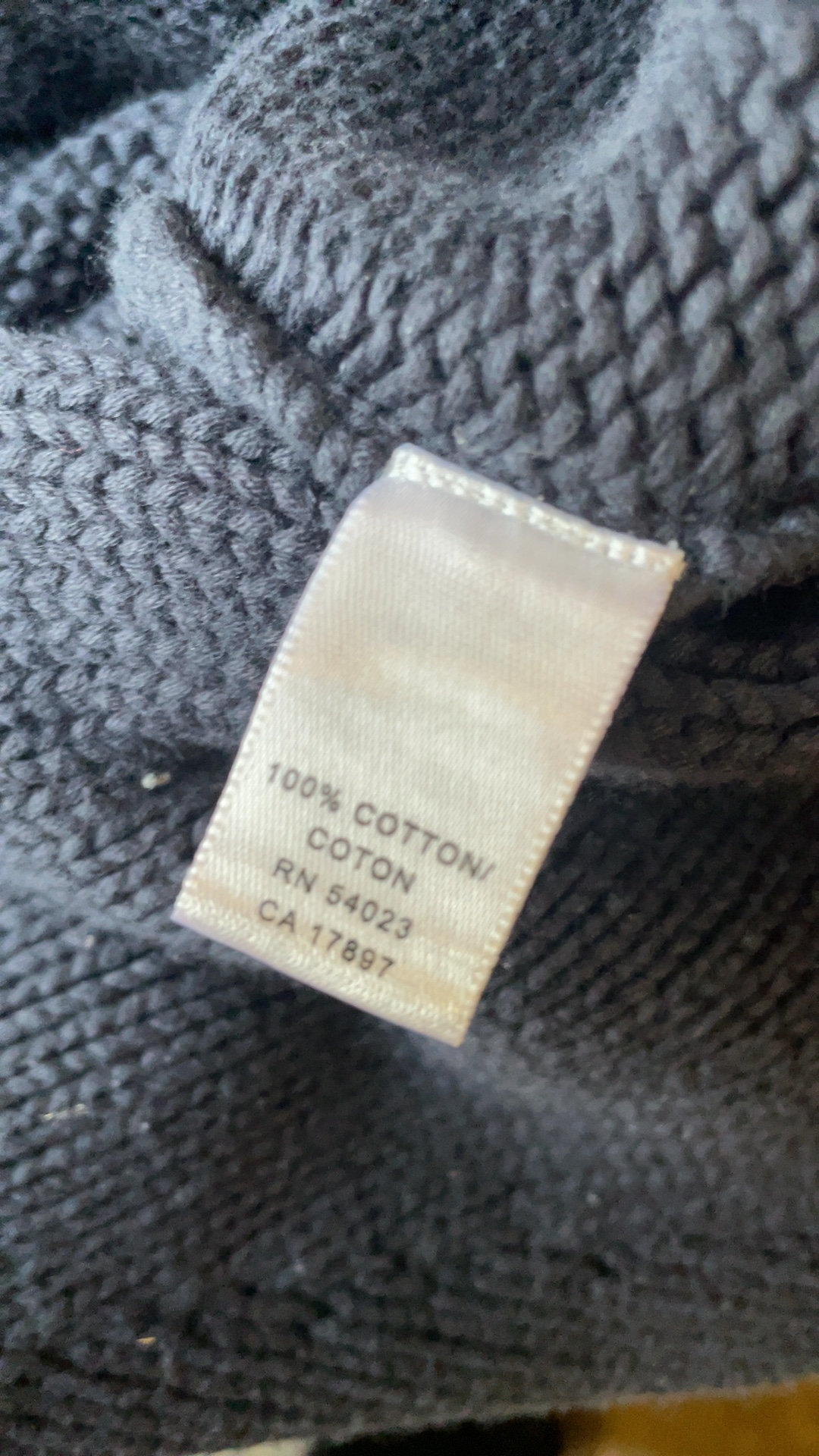 Banana Republic Men’s Large 100% Cotton Shawl Collar Textured Knit Sweater Navy image 4