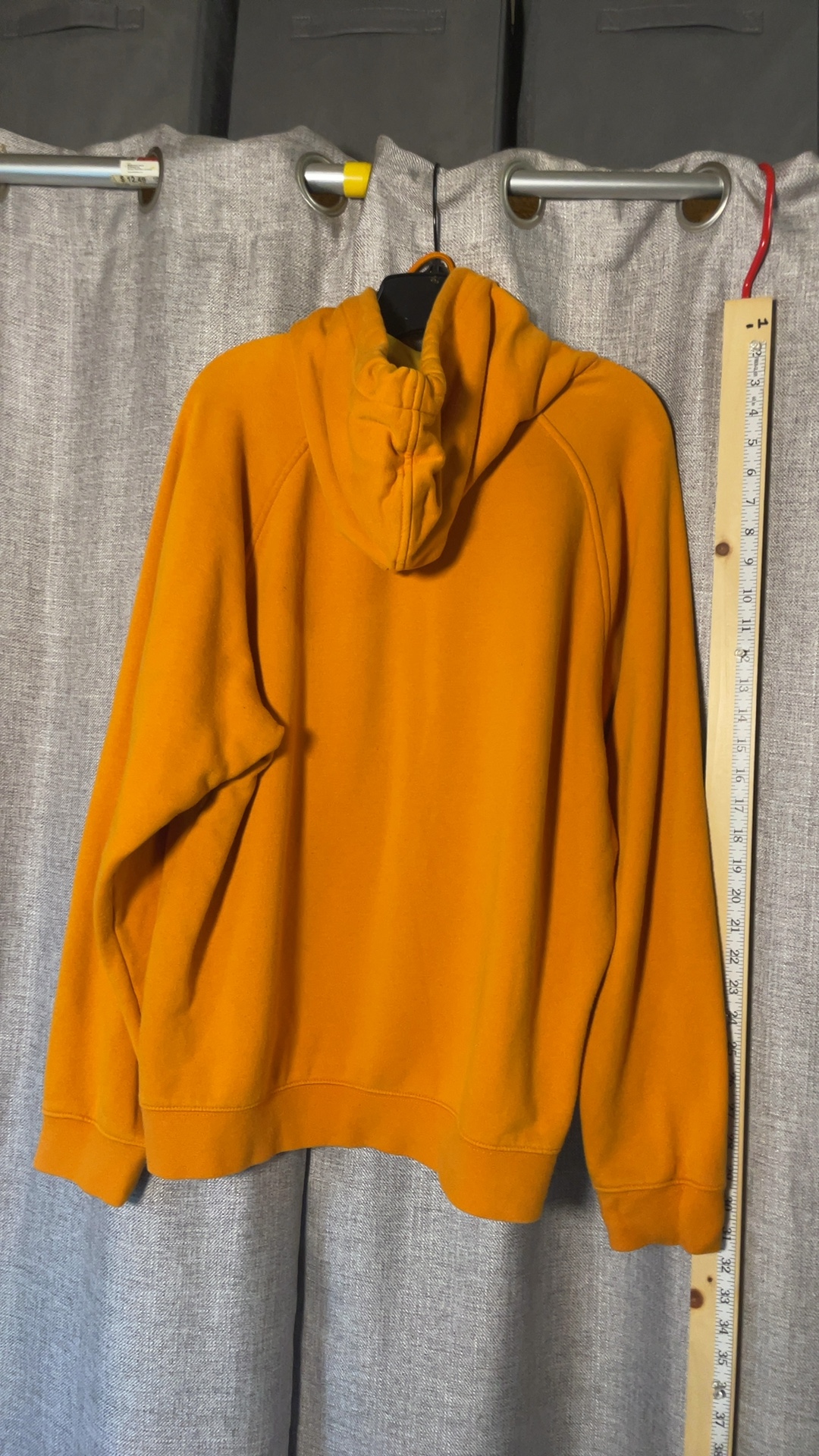 Nike Men’s Large Burnt Orange Pullover Hoodie Embroidered Swoosh image 2