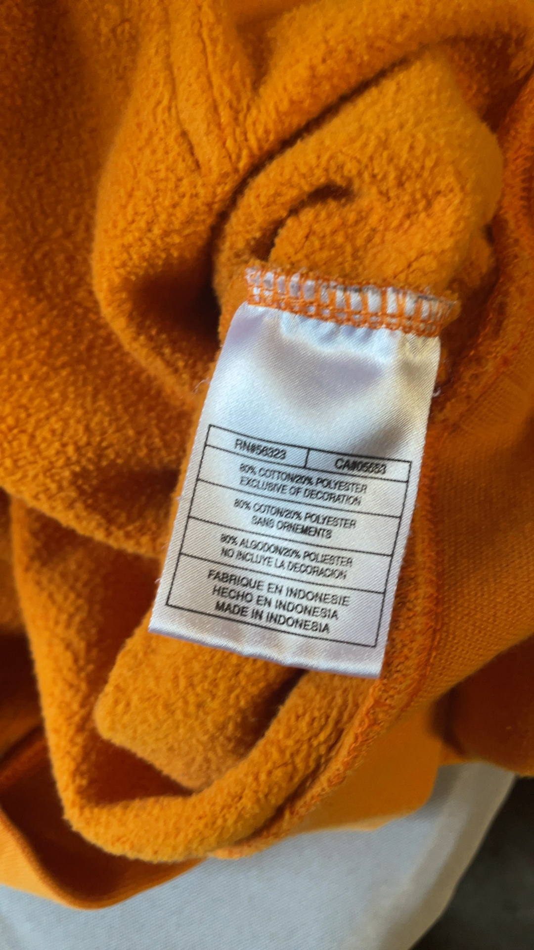 Nike Men’s Large Burnt Orange Pullover Hoodie Embroidered Swoosh image 5