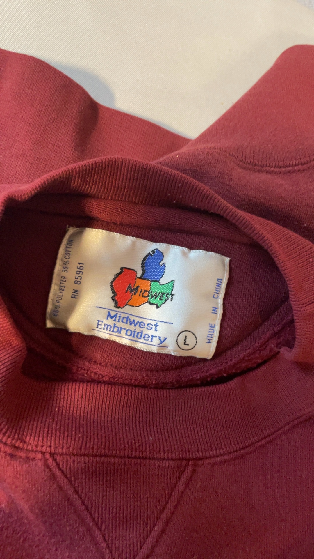 Vintage 90s Course Classics Golf Sweatshirt Men’s Large Midwest Embroidery image 3