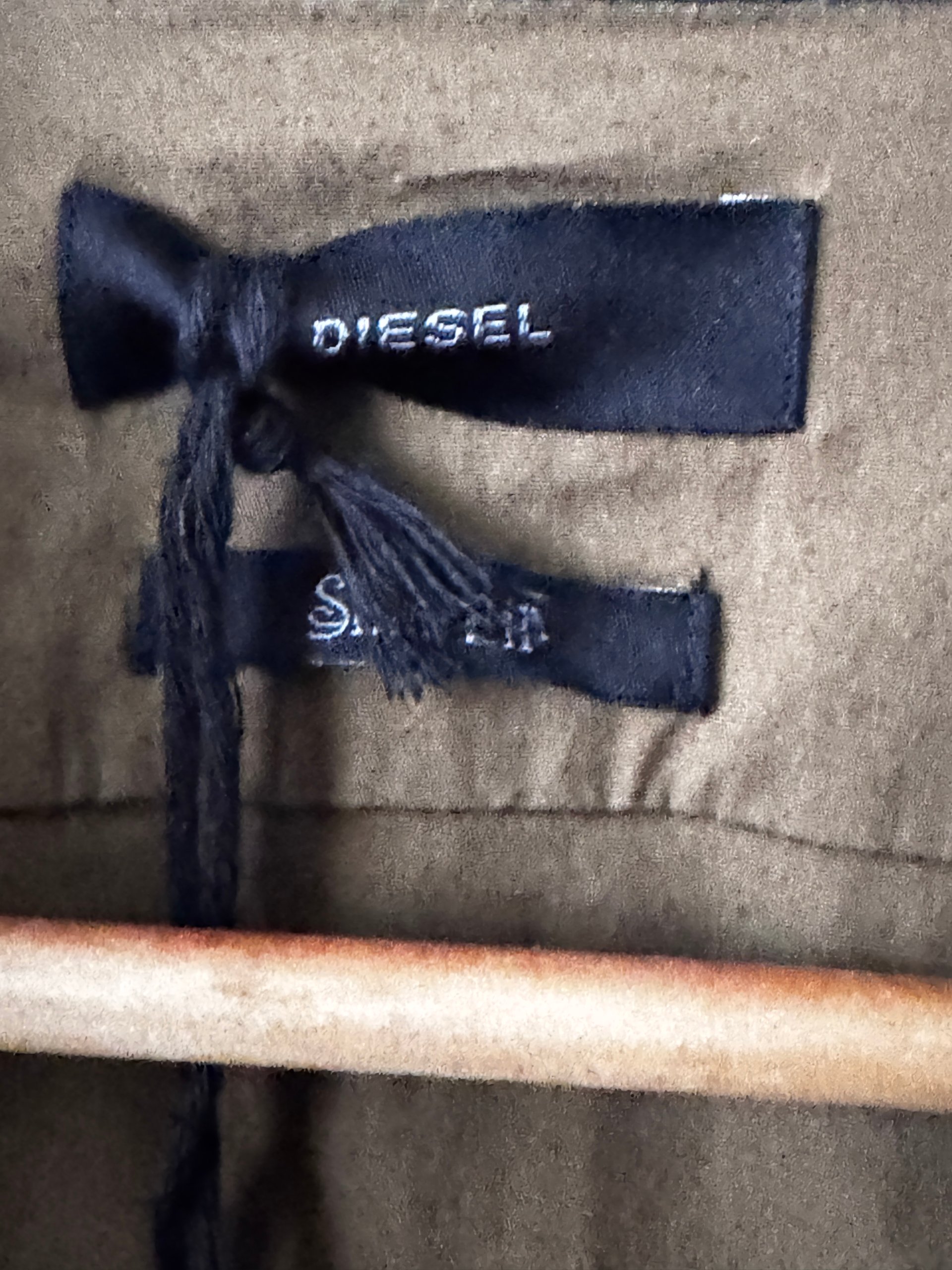 Diesel Brown Slim Fit Shirt Large Cotton image 7