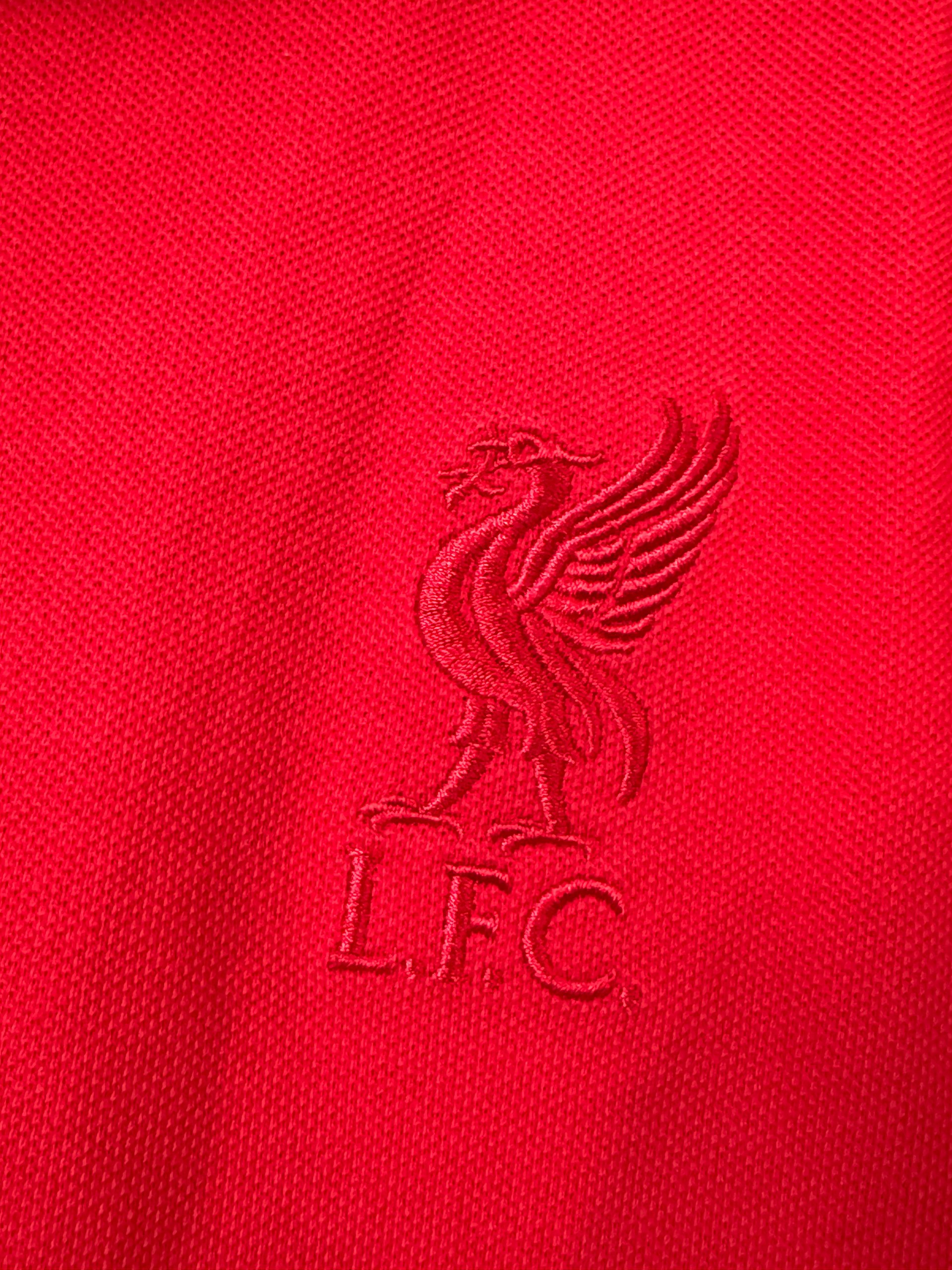 Nike Men's Red Liverpool FC Embroidered Polo Shirt Large image 4