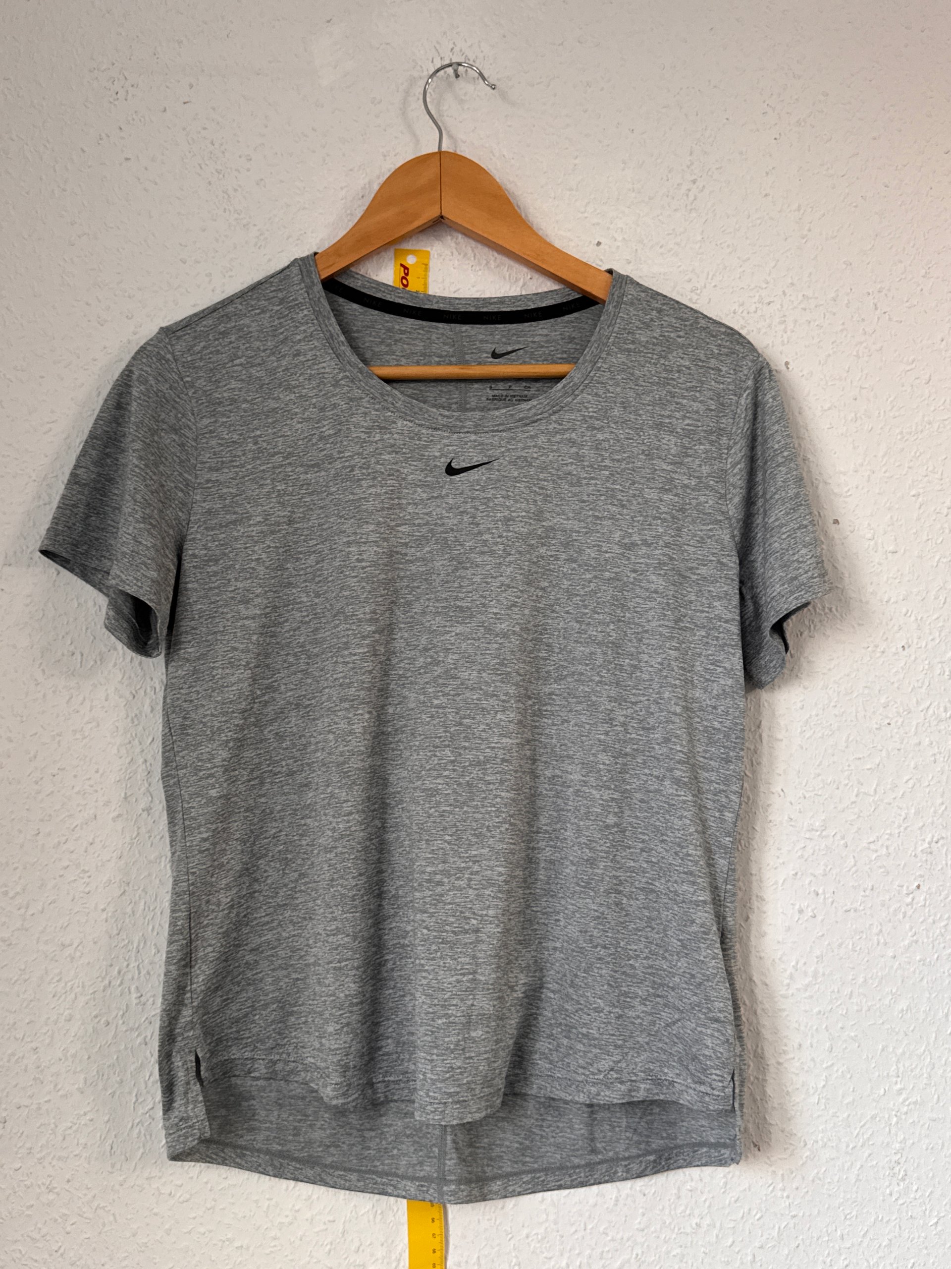 Nike Women's Grey Dri-FIT Polyester T-Shirt Small image 2