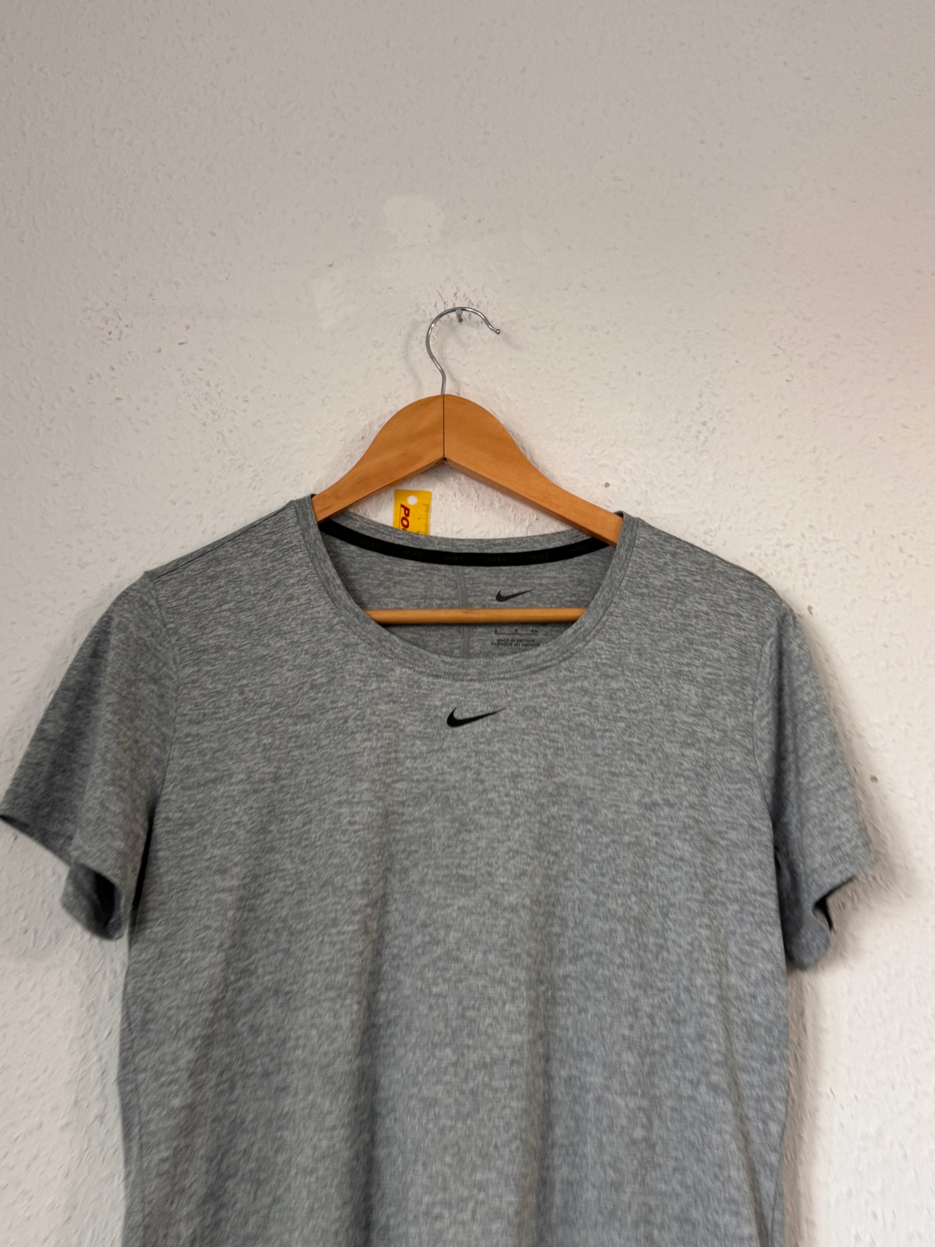 Nike Women's Grey Dri-FIT Polyester T-Shirt Small image 3