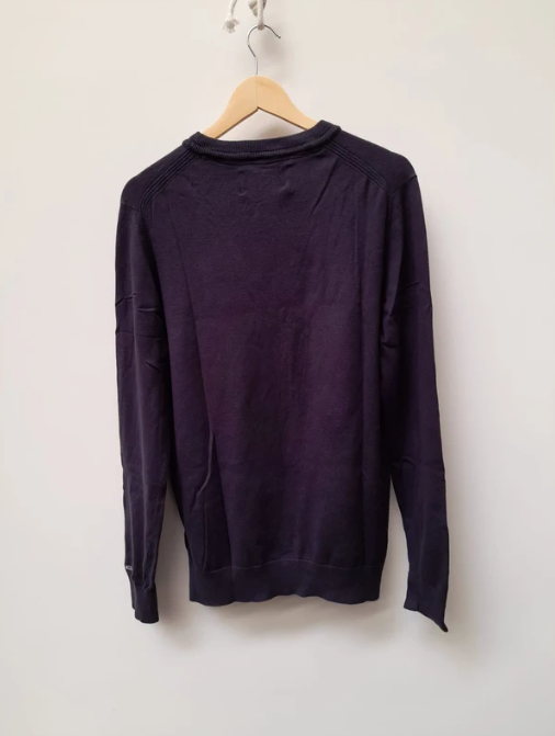 Calvin Klein Jeans Navy Blue Men's Sweatshirt CK Logo Medium image 6