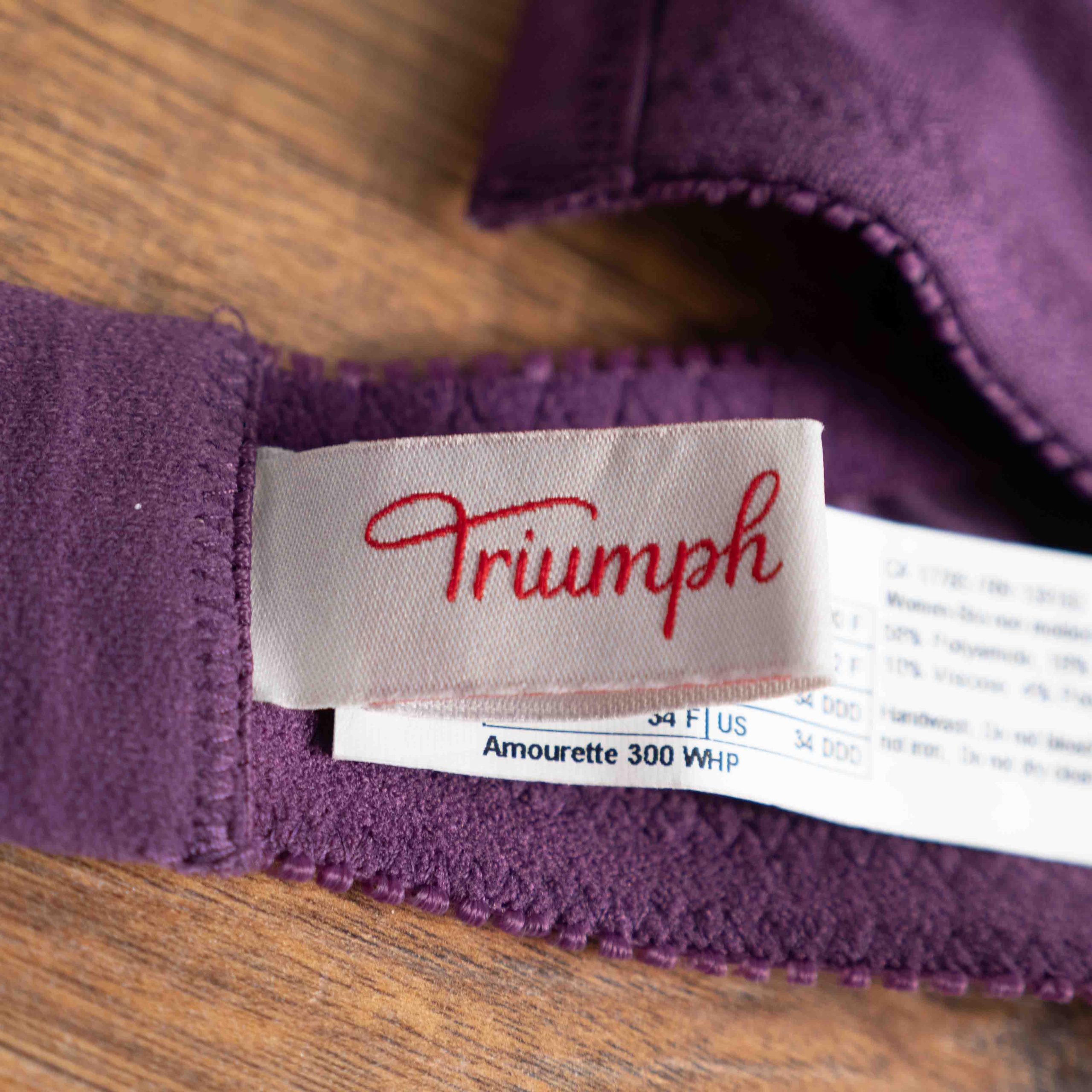 Triumph Amourette Purple 34E Bra NWT image 5