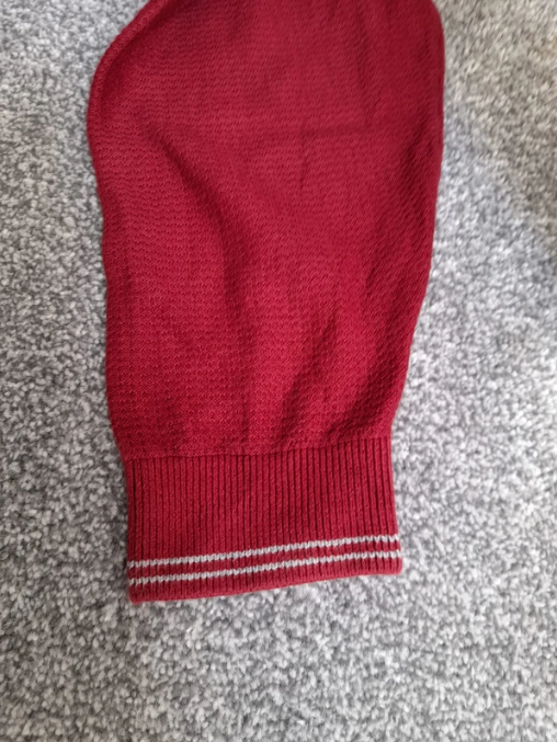 Hugo Boss Men's Red Half-Zip Wool Jumper XXL image 6