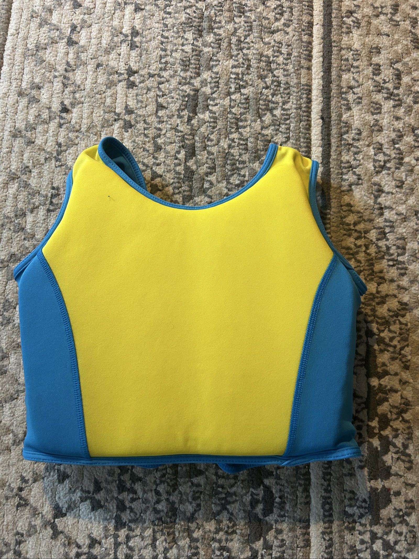 Slazenger Yellow & Blue Kids Floatation Vest Love2Swim. 2-3 years image 5