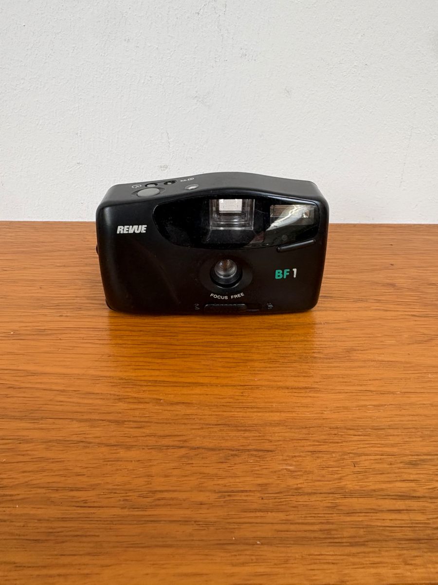 Revue BF1 35mm Kompaktkamera Fixfokus Focus Free schwarz 90er Point and Shoot image 3