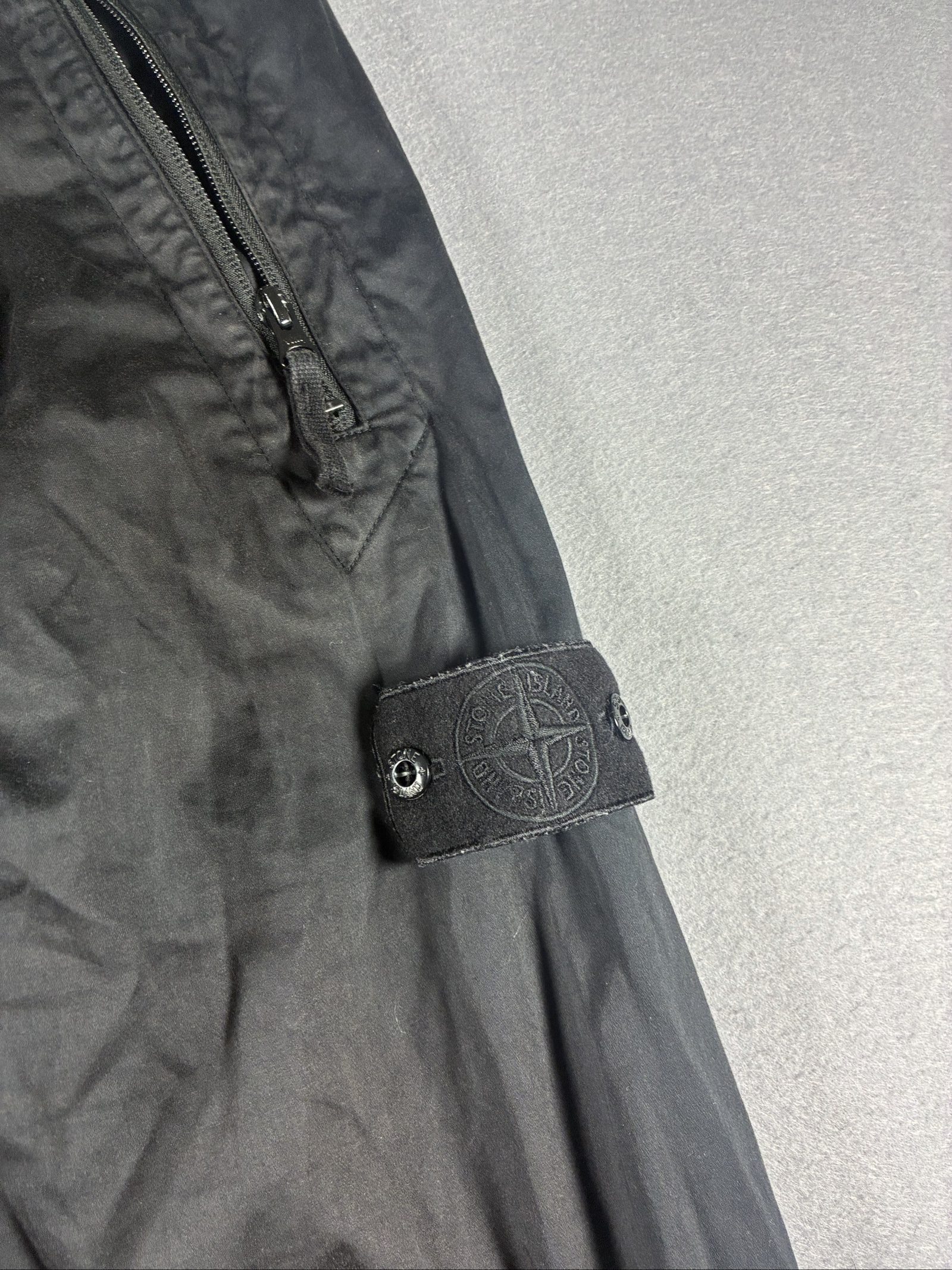 Stone Island Black Cotton Cargo shadow project trousers Joggers M image 2