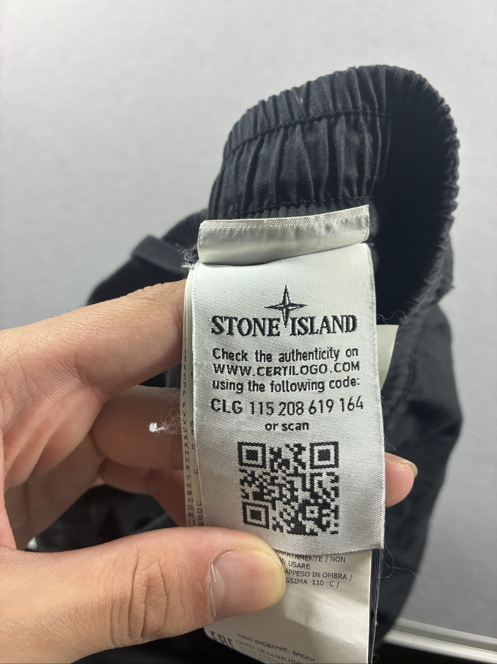 Stone Island Black Cotton Cargo shadow project trousers Joggers M image 5