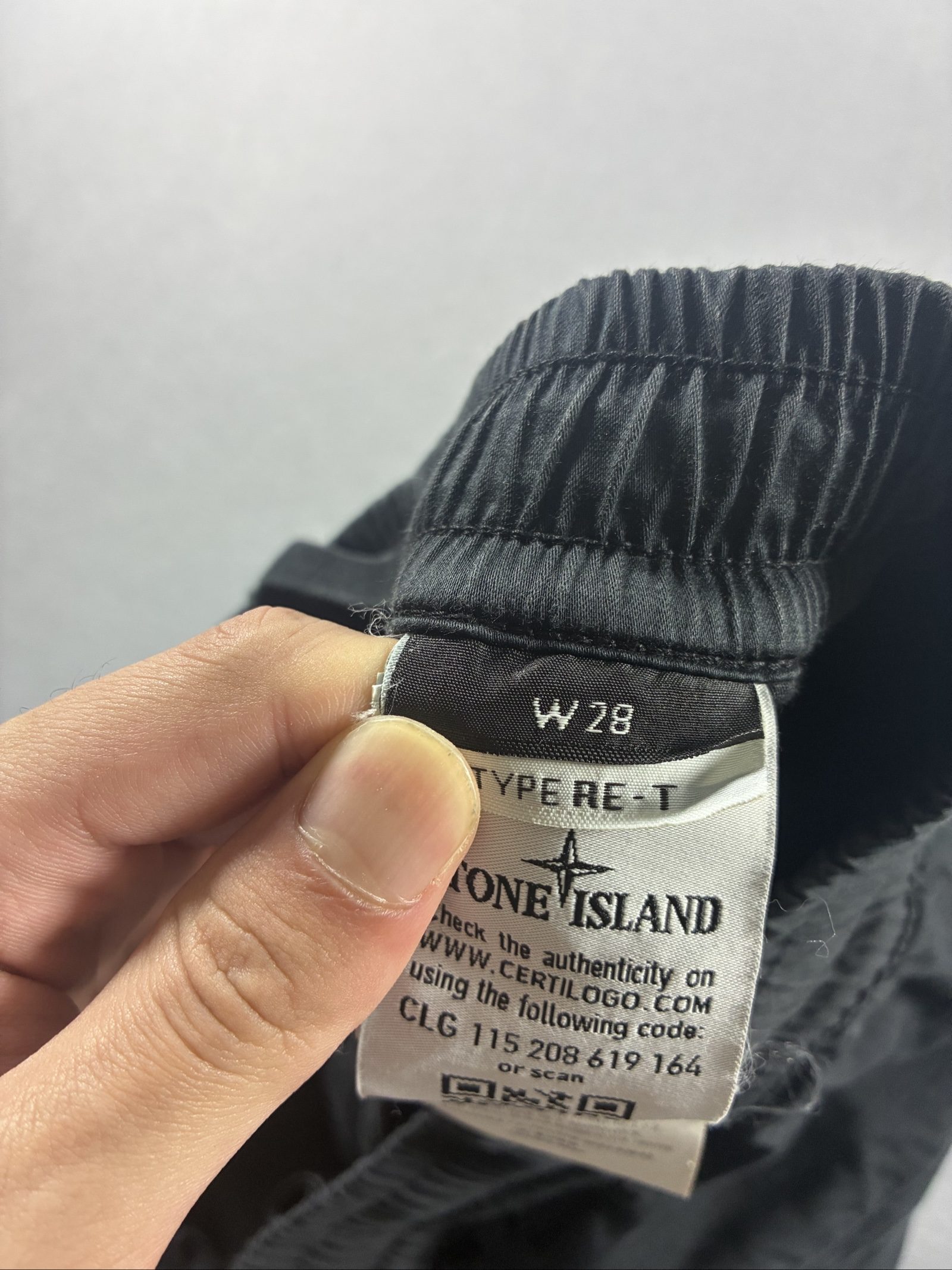Stone Island Black Cotton Cargo shadow project trousers Joggers M image 6