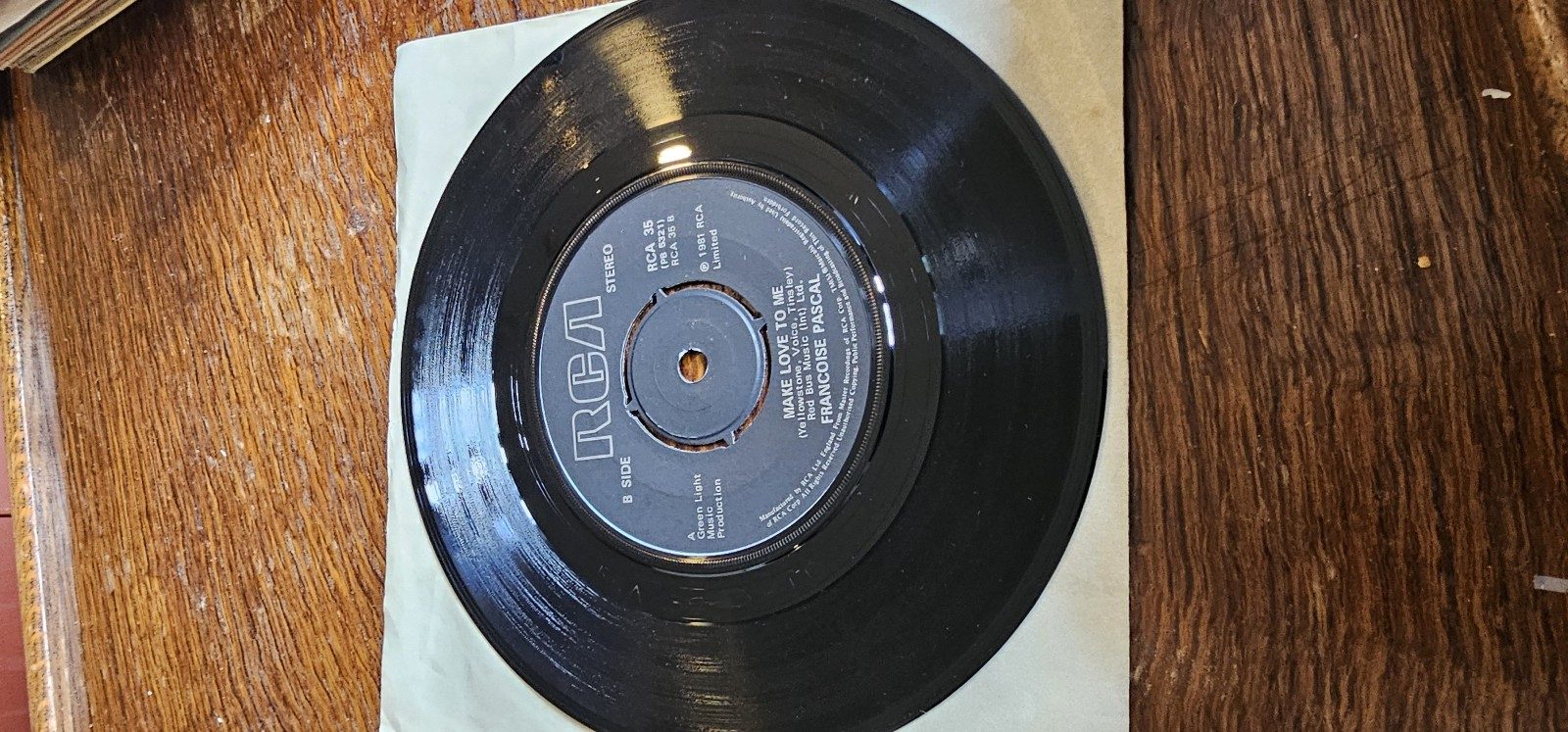 Francoise Pascal Make Love To Me RCA 35 7" Vinyl Single image 2