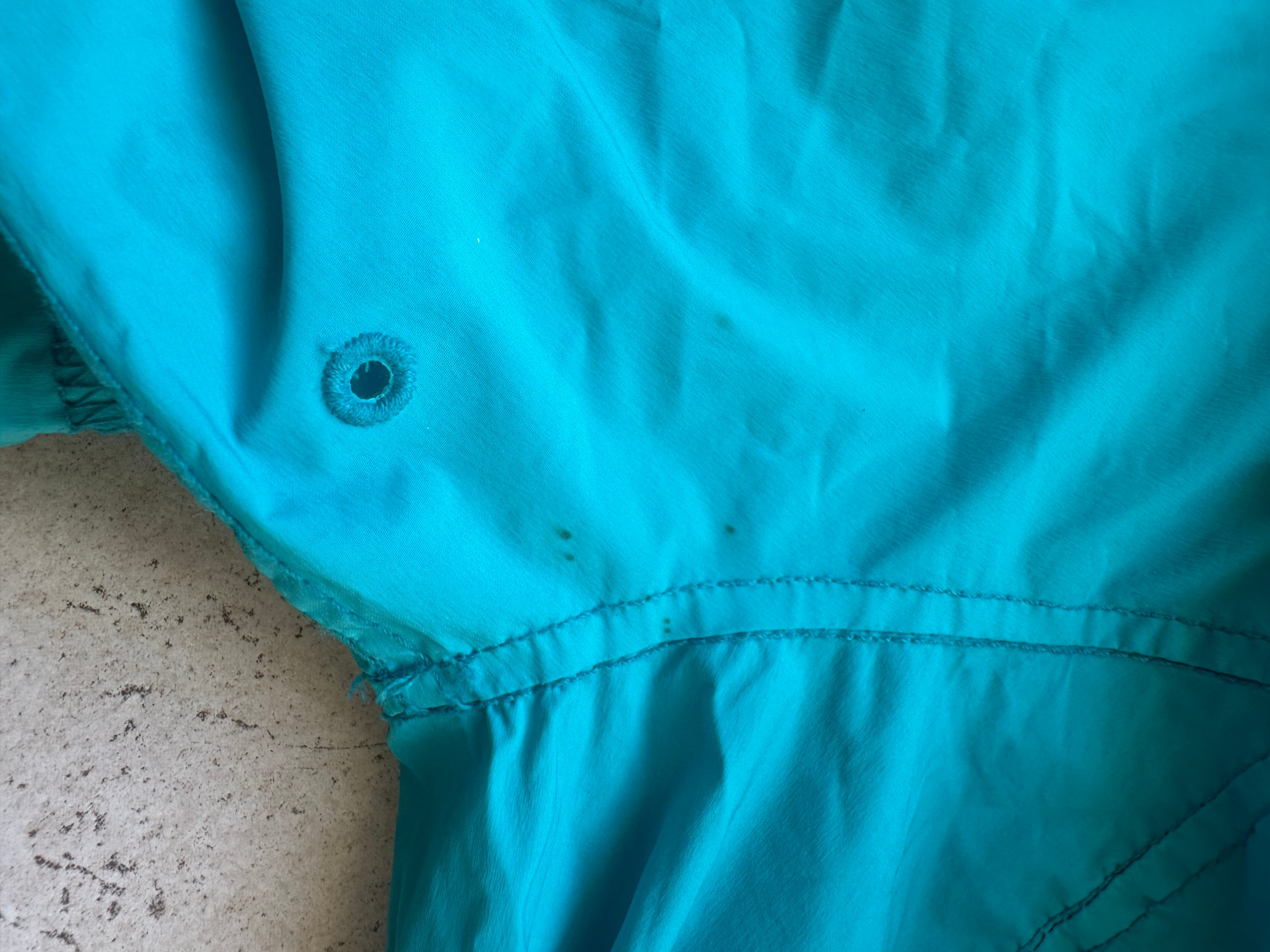 Stone Island Men's Turquoise Skin Touch Nylon-TC Hooded Jacket M image 9