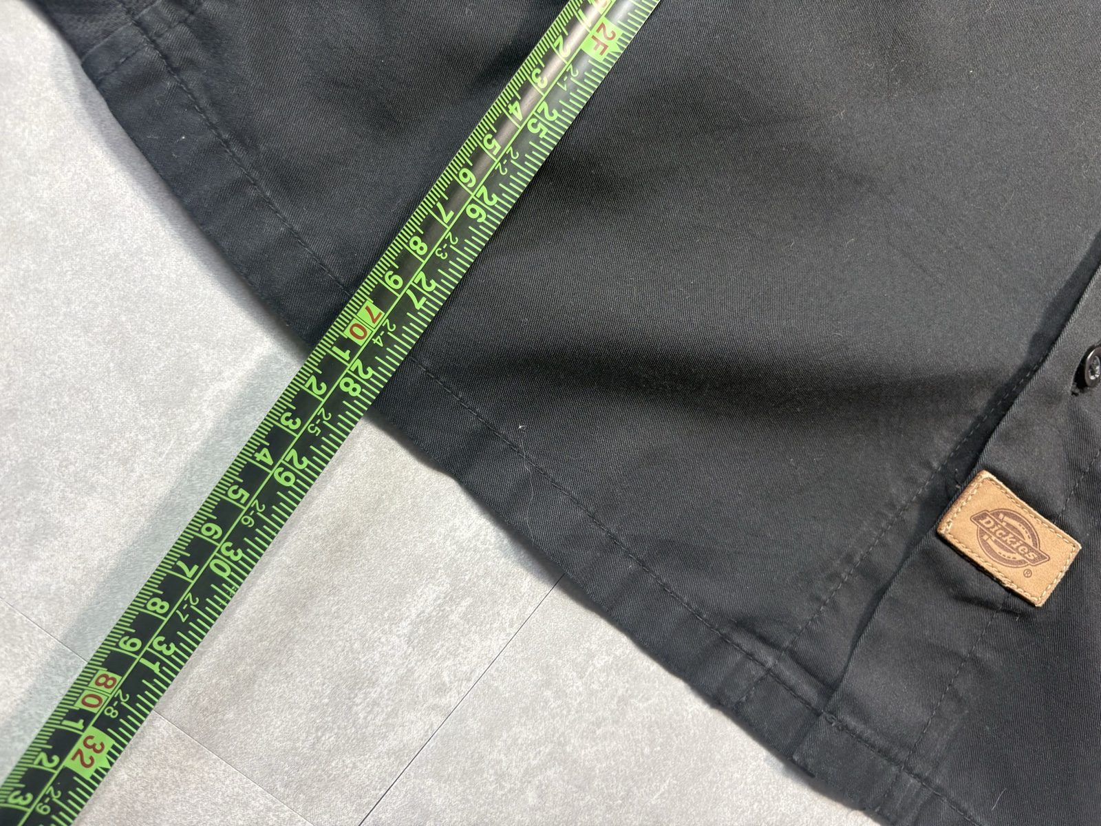 Dickies Black Men's Short Sleeve Work Shirt Large image 8