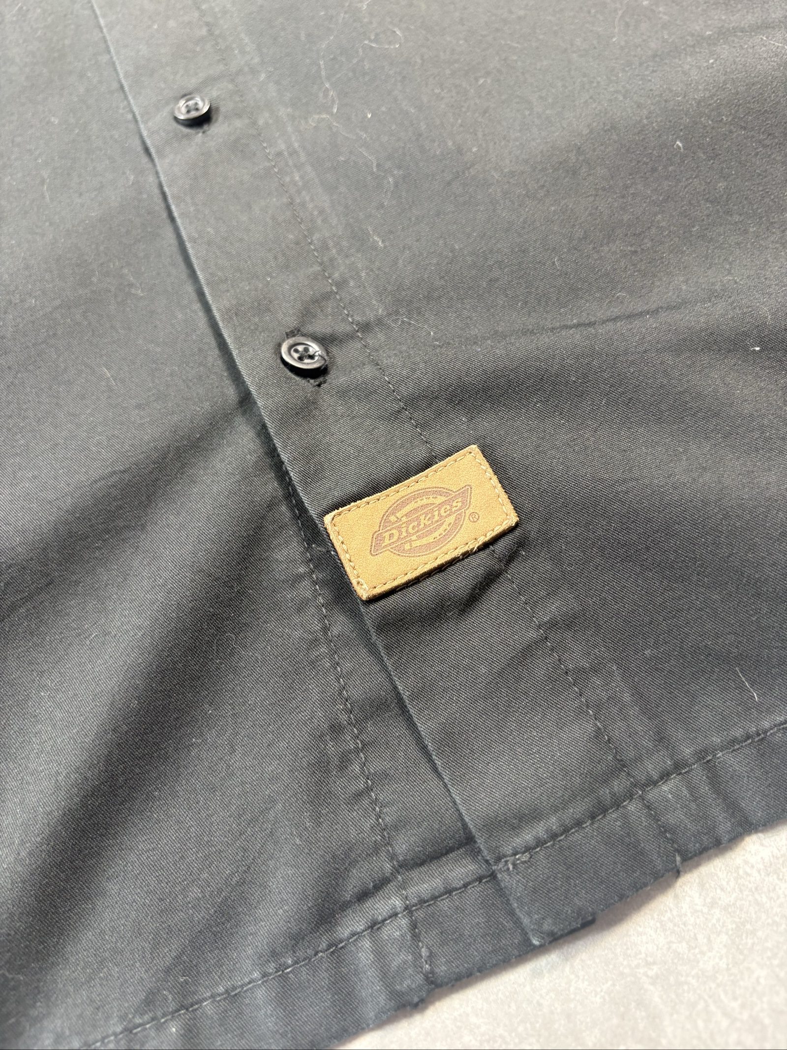 Dickies Black Men's Short Sleeve Work Shirt Large image 2