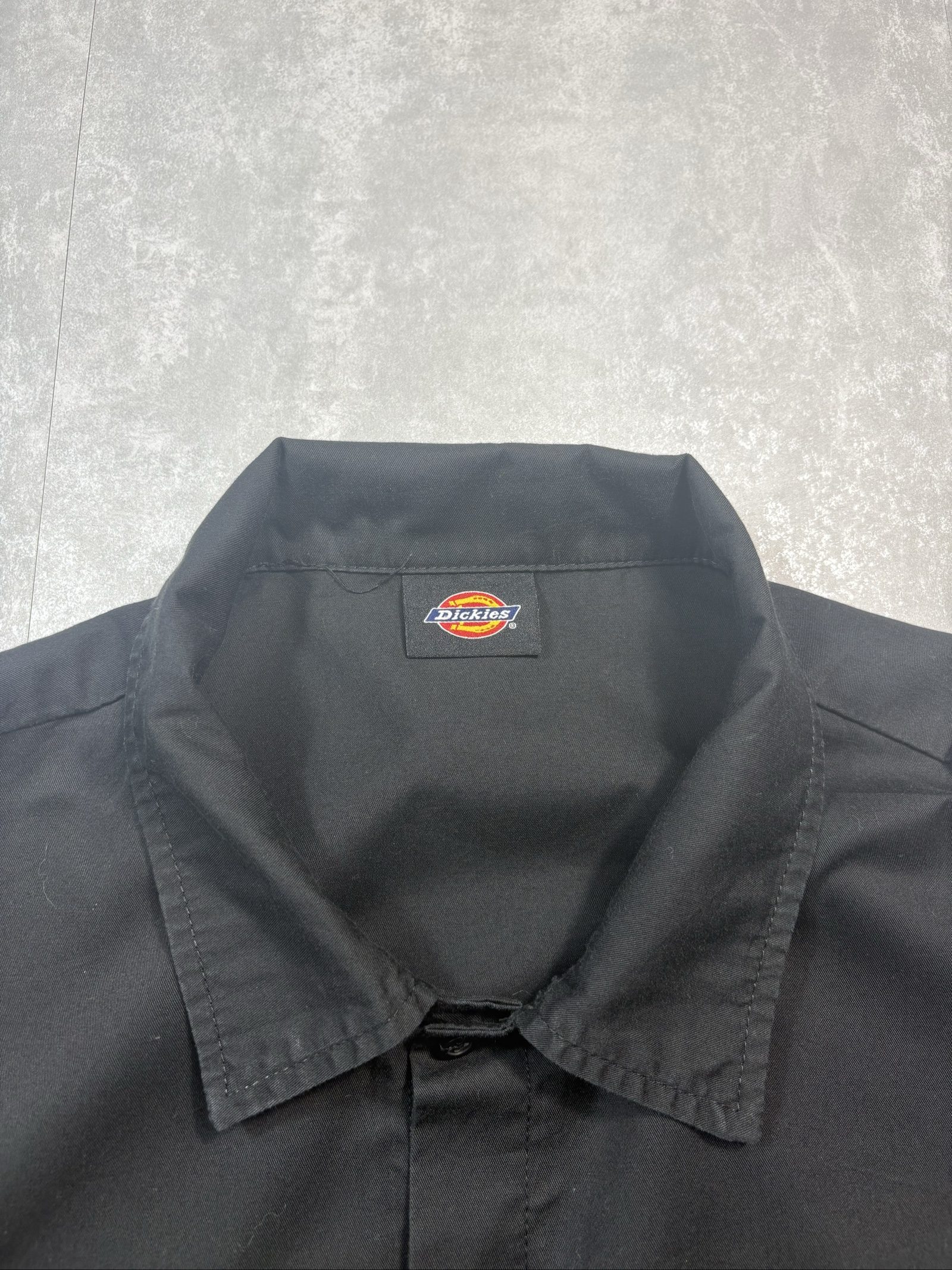 Dickies Black Men's Short Sleeve Work Shirt Large image 4