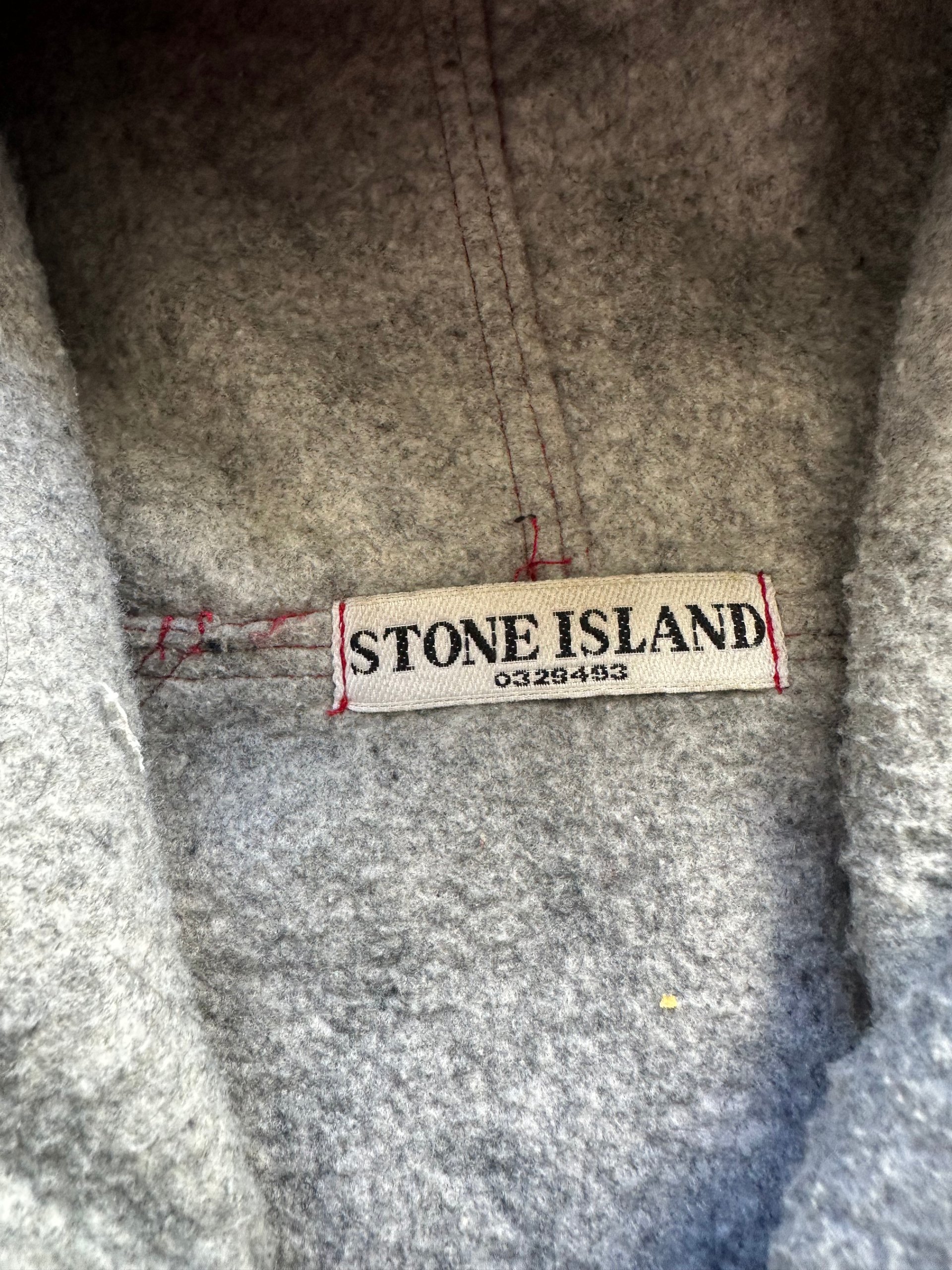 stone island 2003 red blue wool lined nylon shell jacket image 4