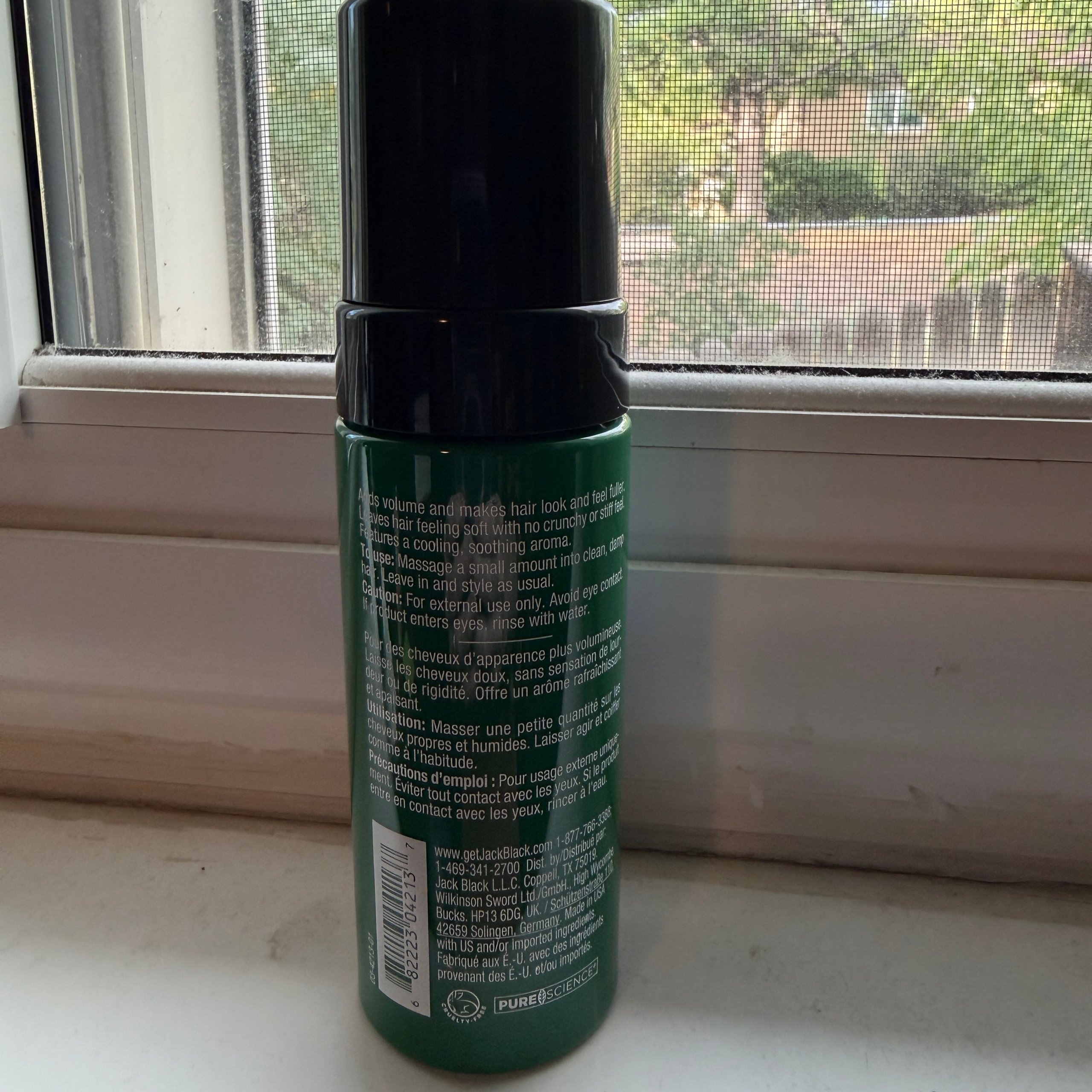 Jack Black Green True Volume Hair Density Foam 150mL image 2