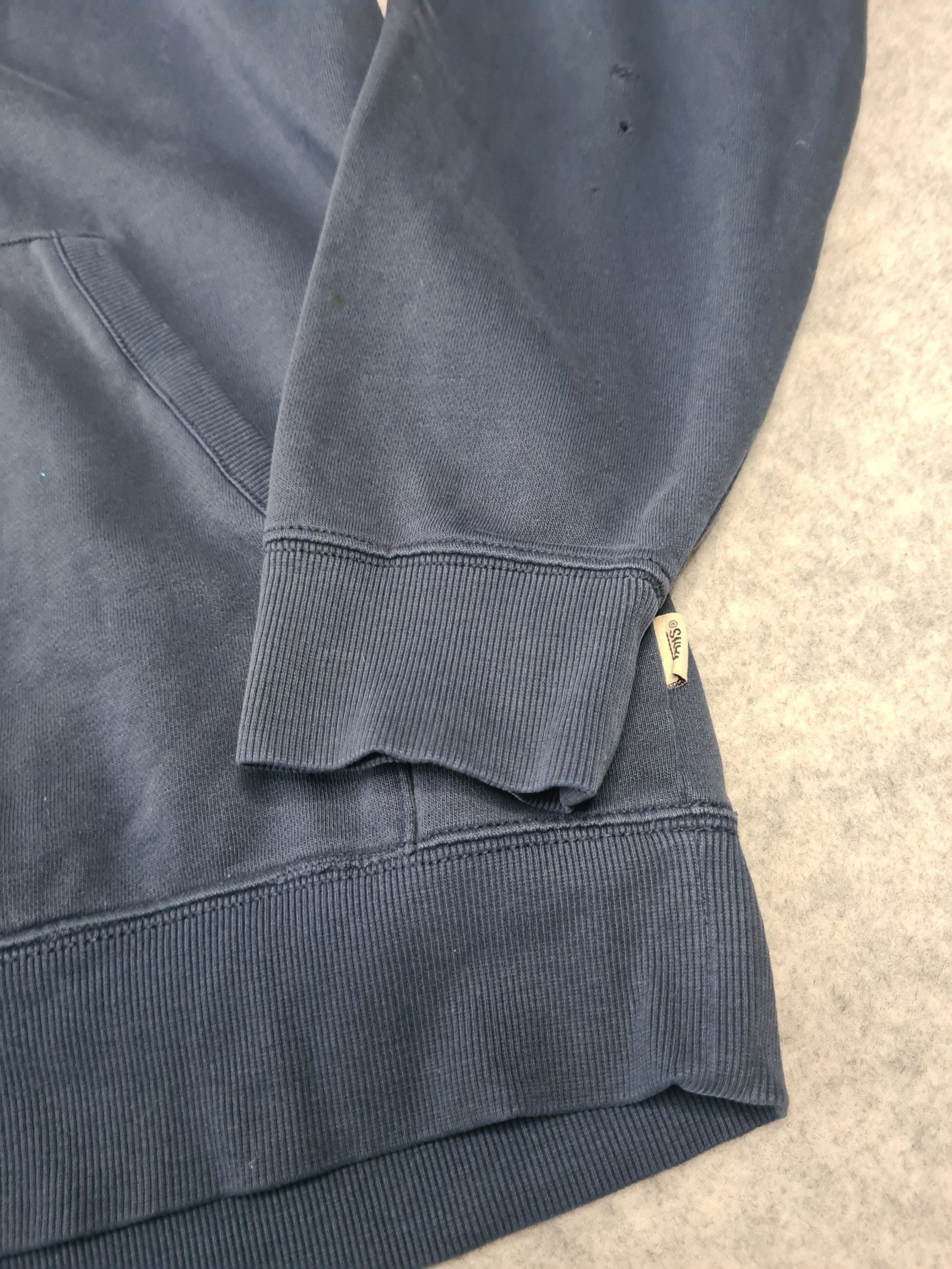 Vans Men's Navy Blue Hoodie with Logo Medium image 3