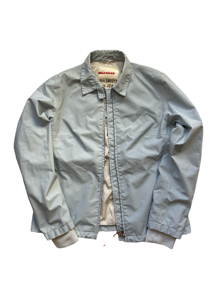 Veste Prada Sport Linea Rossa Gore-Tex — Bleu Ciel — Tg. 46 (S/M) — Archive Y2K