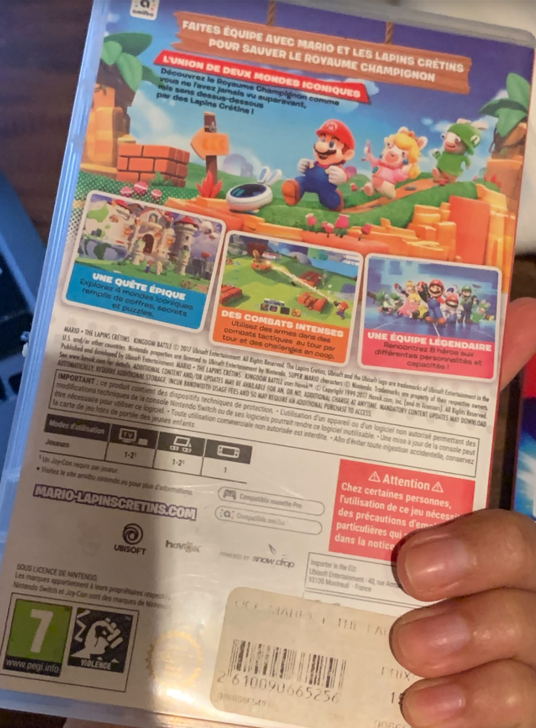 Mario + The Lapins Crétins Kingdom Battle Nintendo Switch LA-H-BAANA-EUR image 2