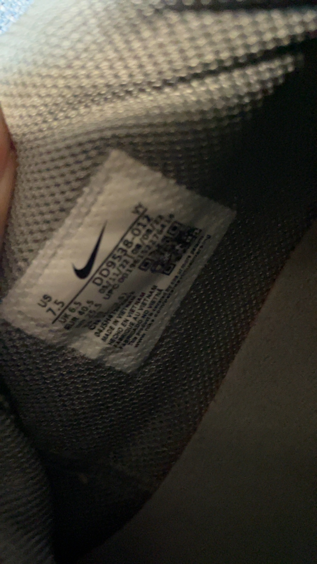 Nike Renew Retaliation 4 Training Shoes – Size 7.5 – Gray – No Laces image 5