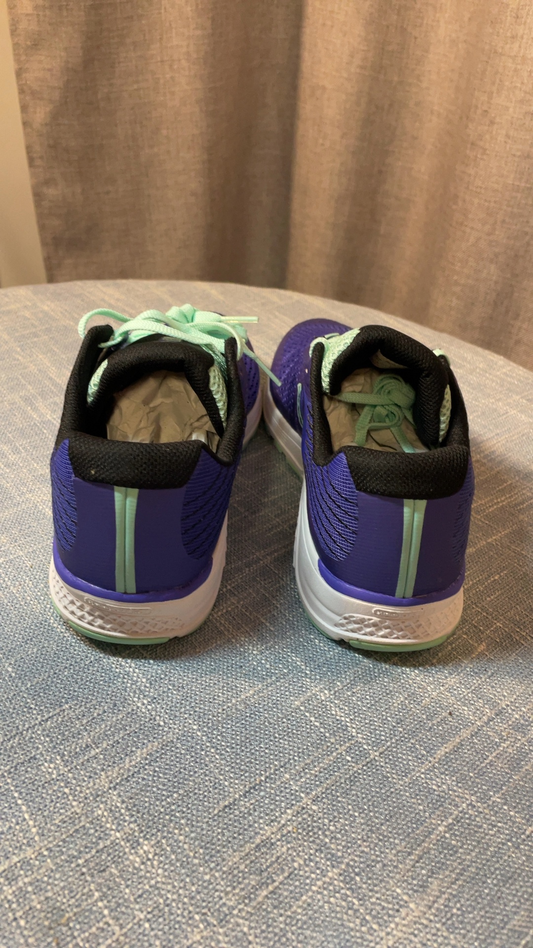 Saucony Purple & Mint Ride ISO Running Shoes US 7 Women's image 4