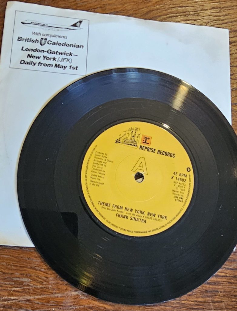 Frank Sinatra Theme From New York New York PROMO Reprise british caledonian