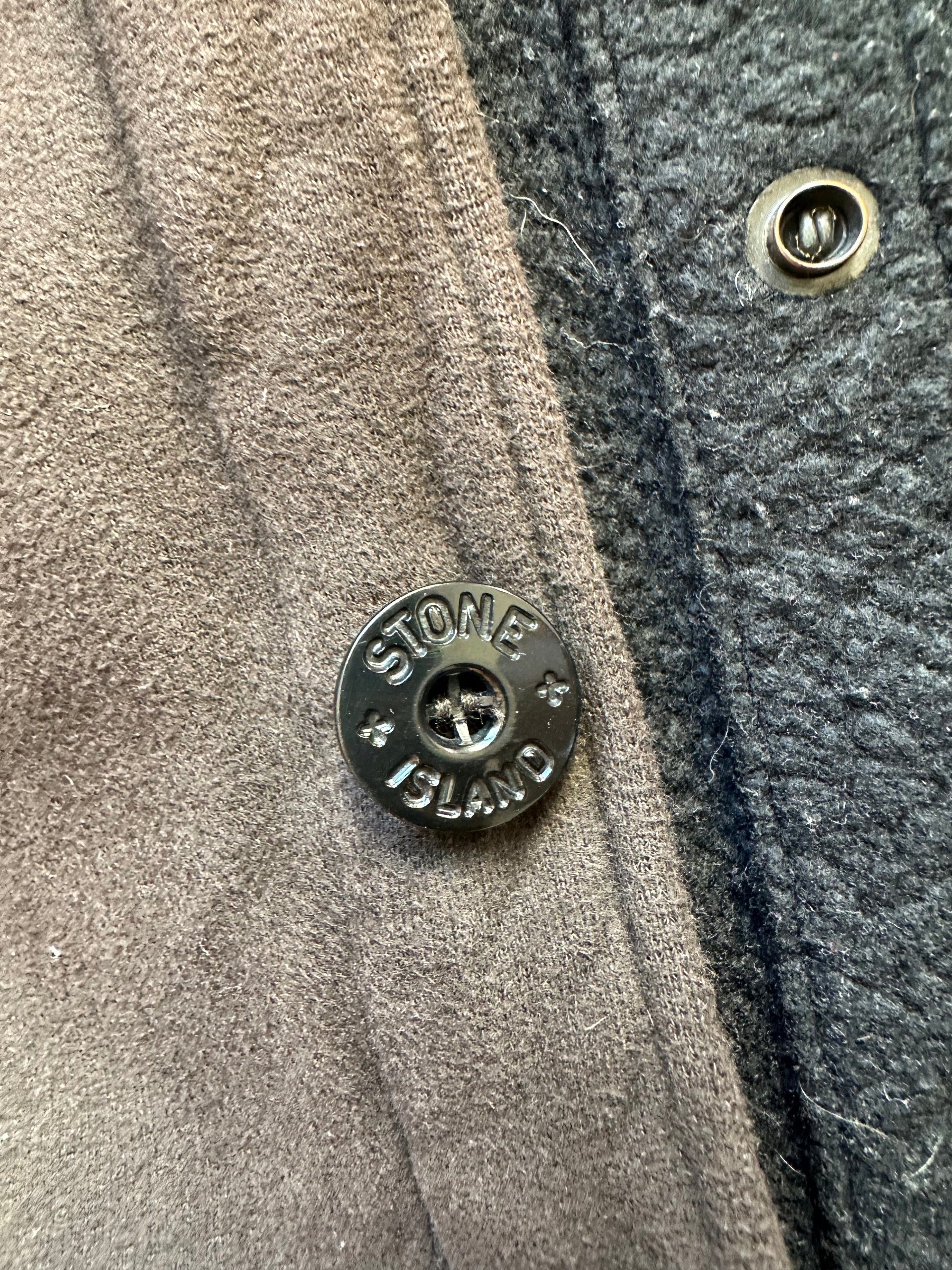 Stone Island Black & Brown Hooded Jacket XL Cotton & Polyester image 8