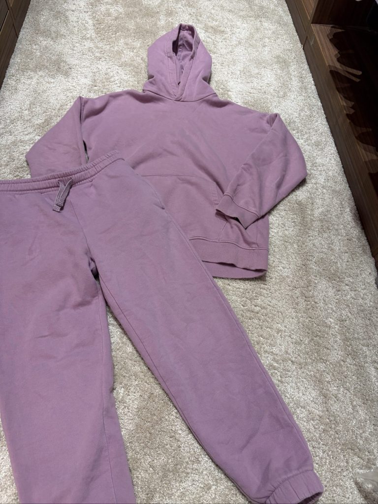 M&S Kids Mauve Hoodie & Joggers Set 9-10 Years