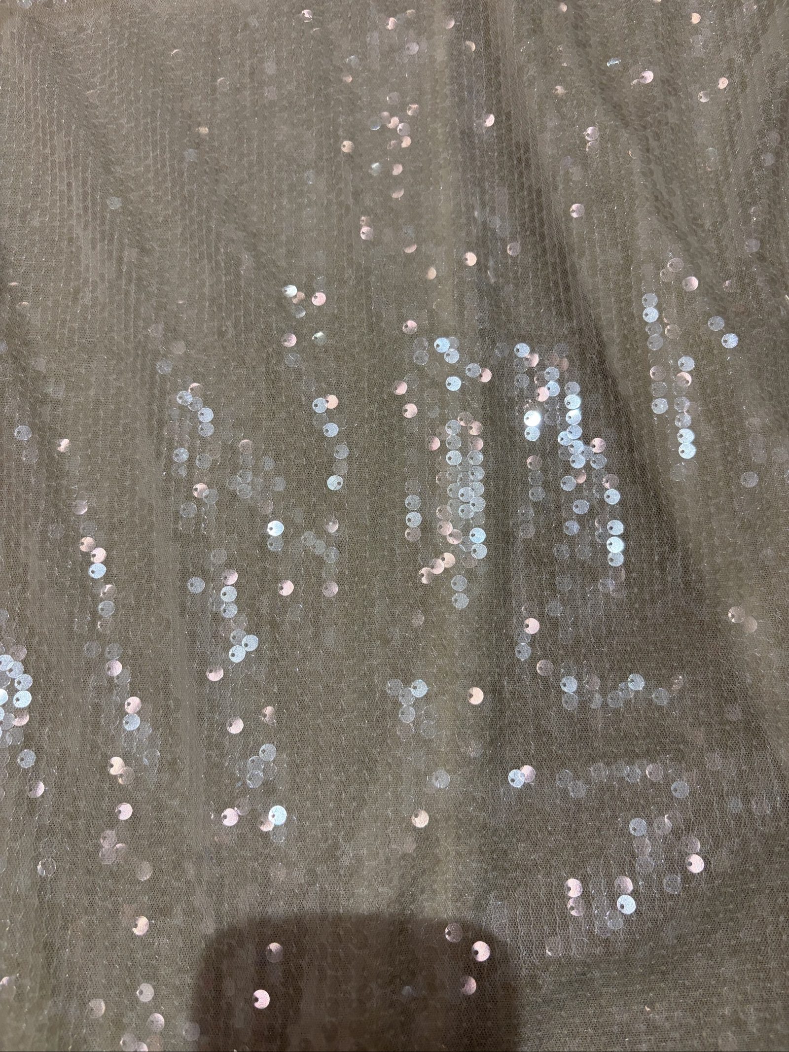 Oh Polly Gold Sequin Crop Top & Maxi Skirt Set Small Sheer Sparkle image 2