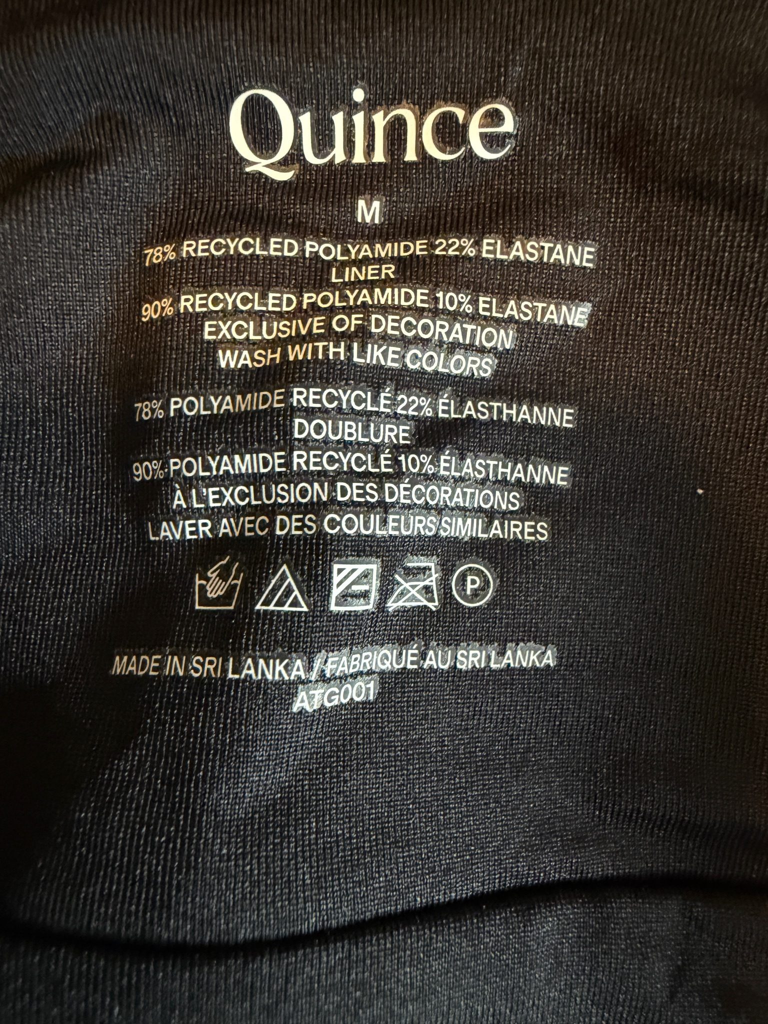 Quince - NWT Women's One-Piece Swimsuit - Size Medium image 3
