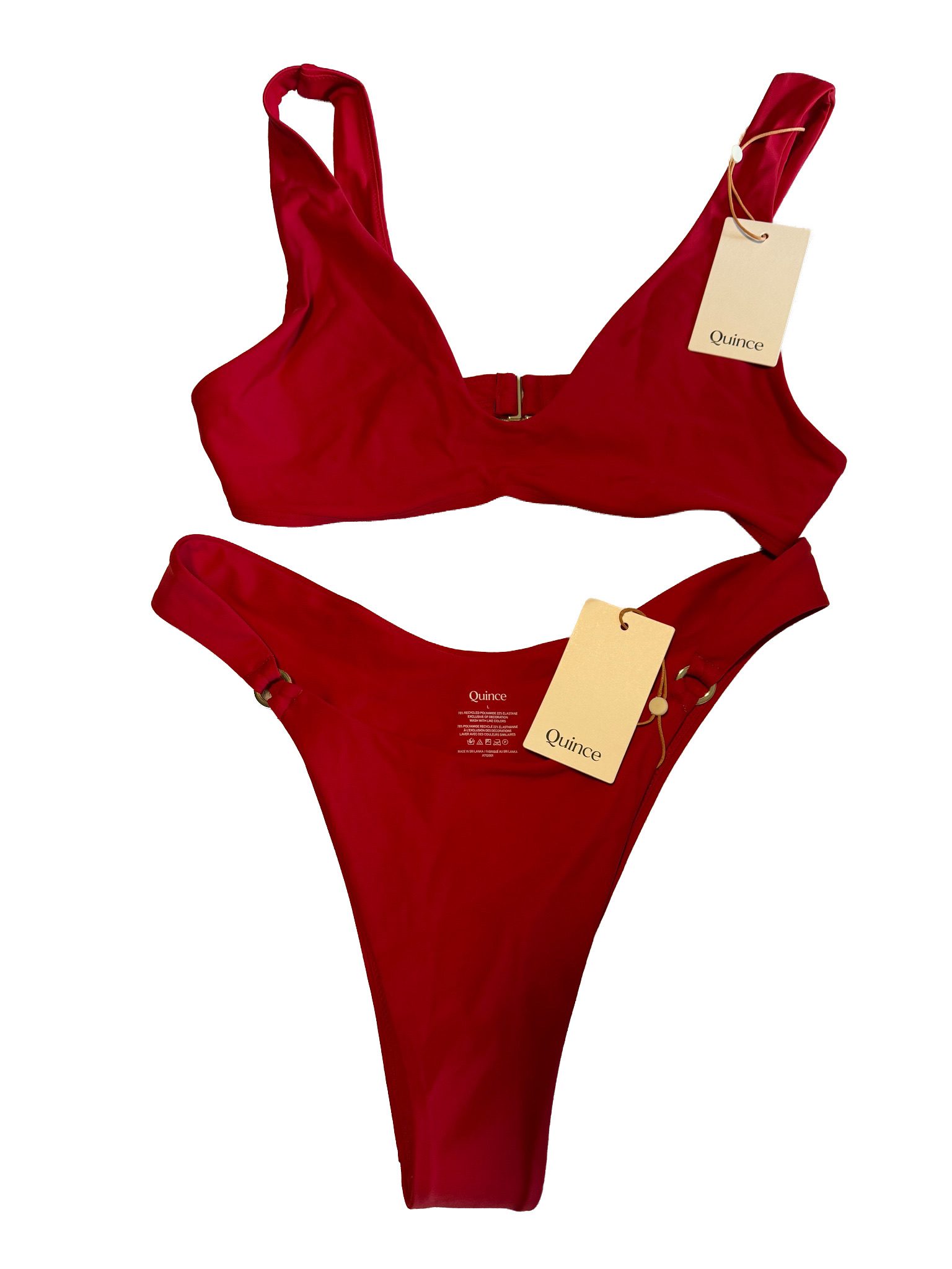 Quince - NWT Women's Bikini Set - Size Large