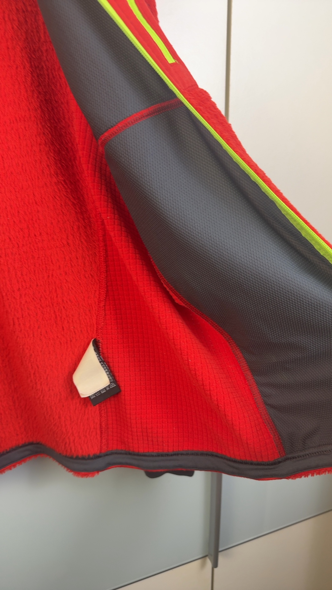 Norrona Red Wool & Polyester Fleece Zip Jacket XLarge image 9