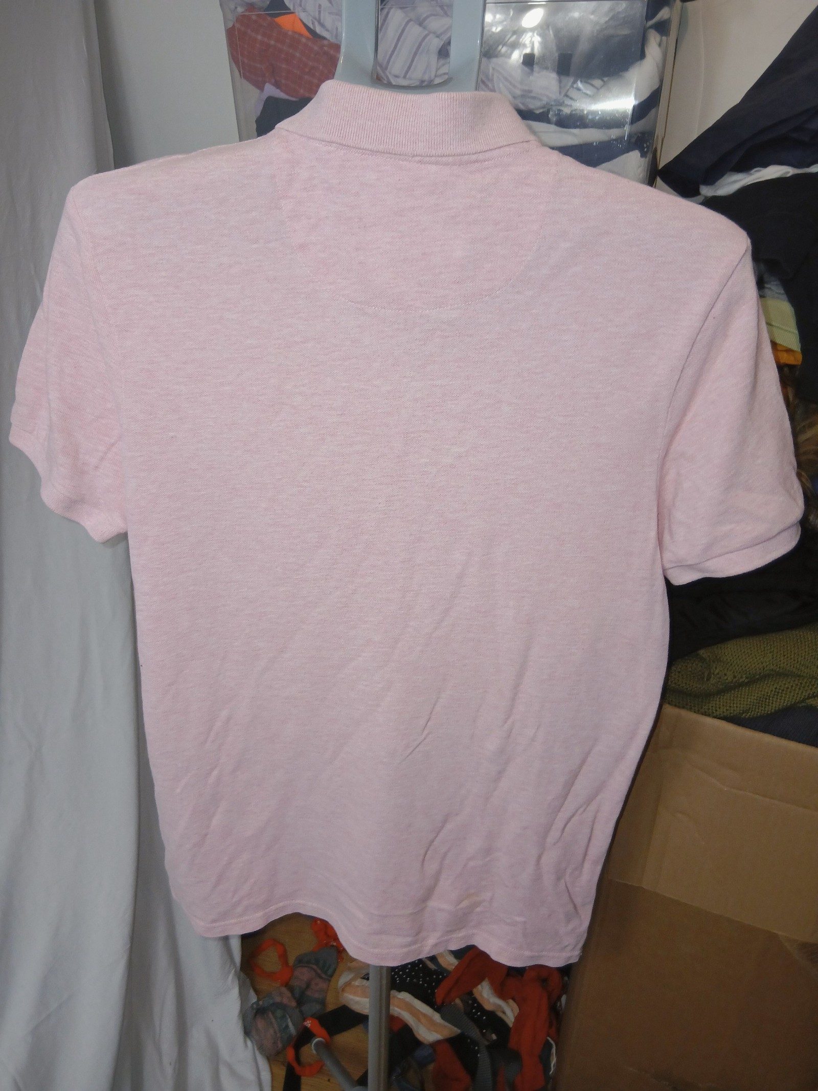 Lyle & Scott Men's Pink Cotton Polo Shirt Medium image 5