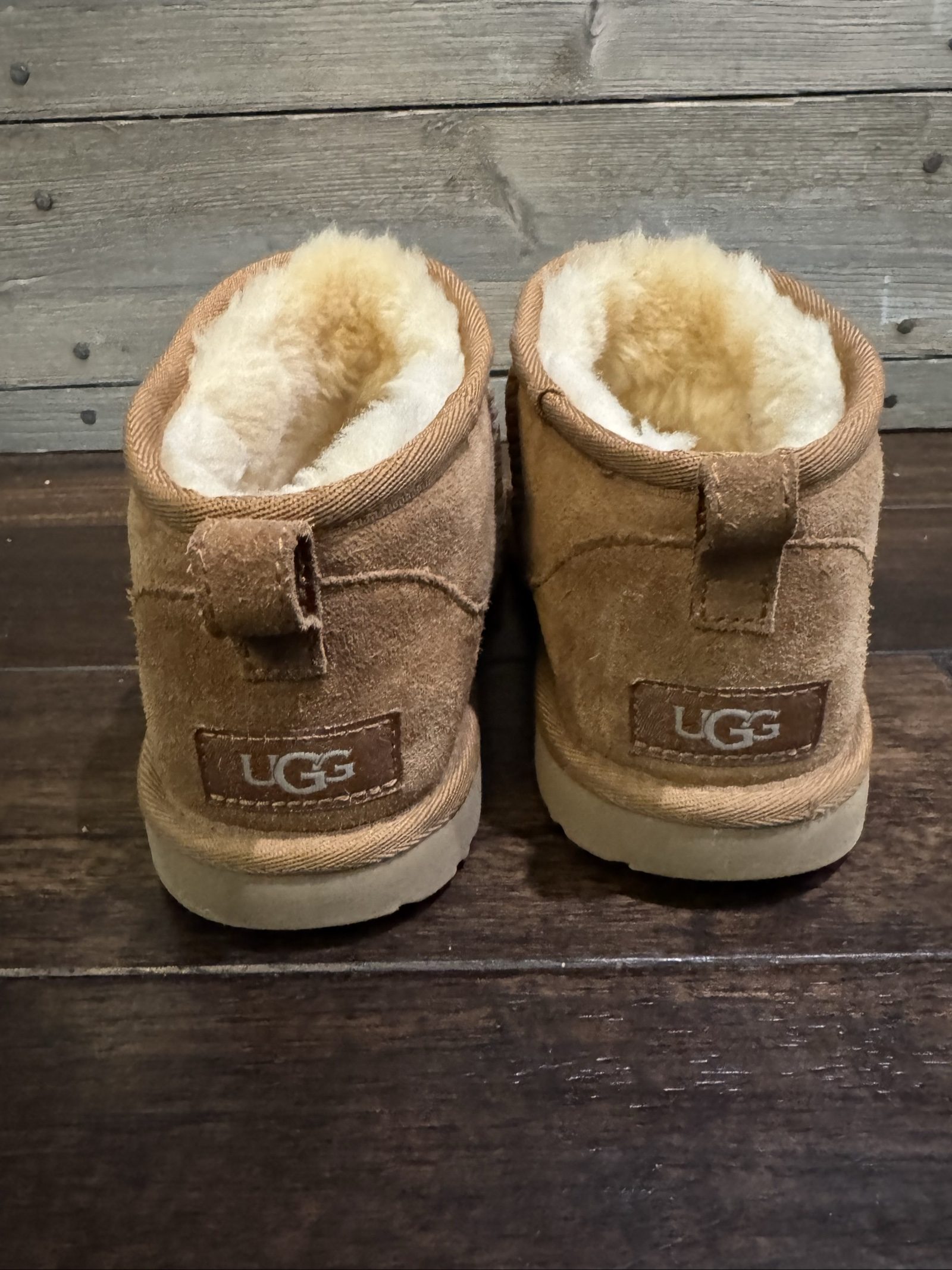 Women's UGG Chestnut Brown Classic Mini Sheepskin Boots US 6 image 4