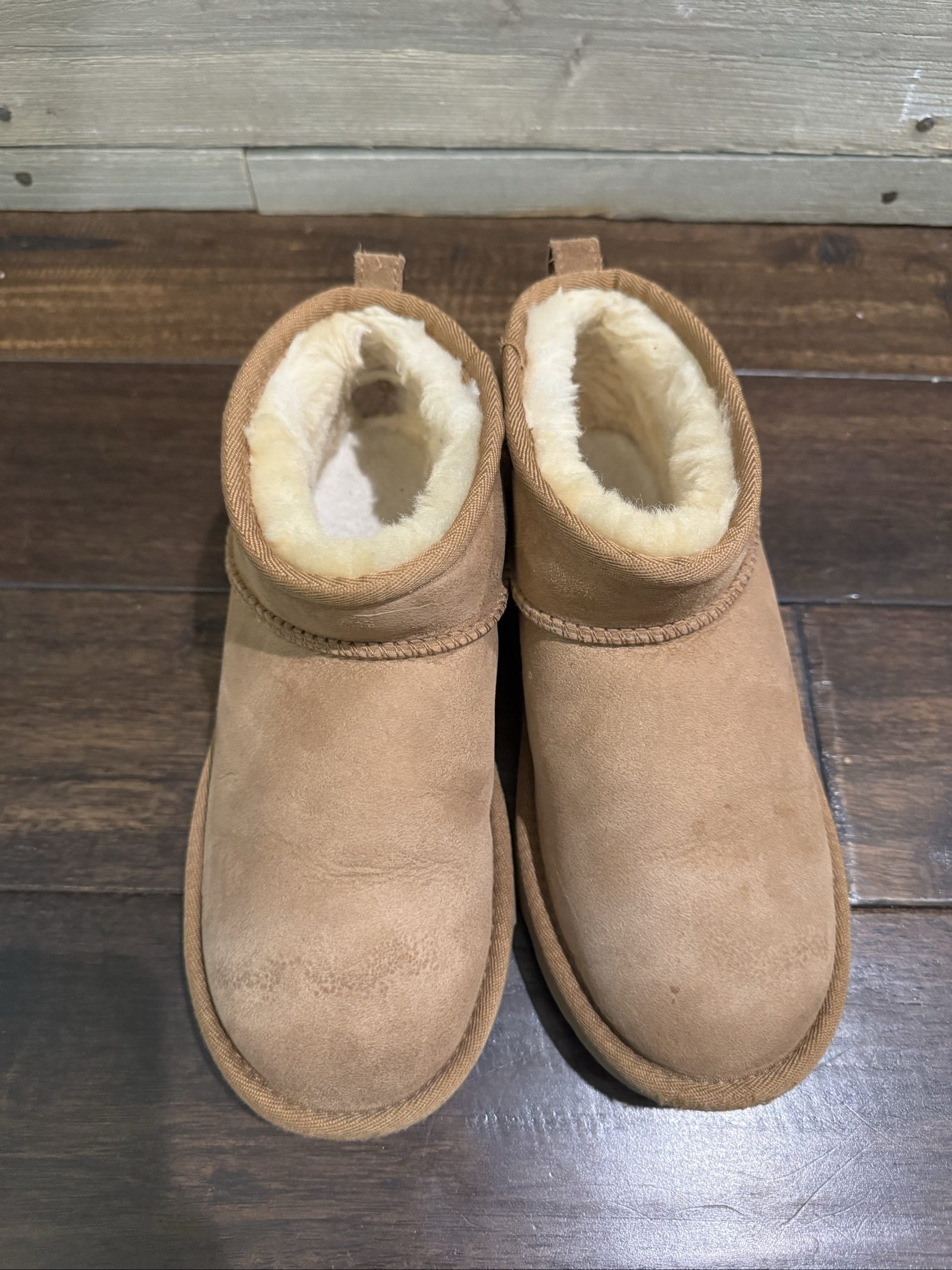 Women's UGG Chestnut Brown Classic Mini Sheepskin Boots US 6 image 10