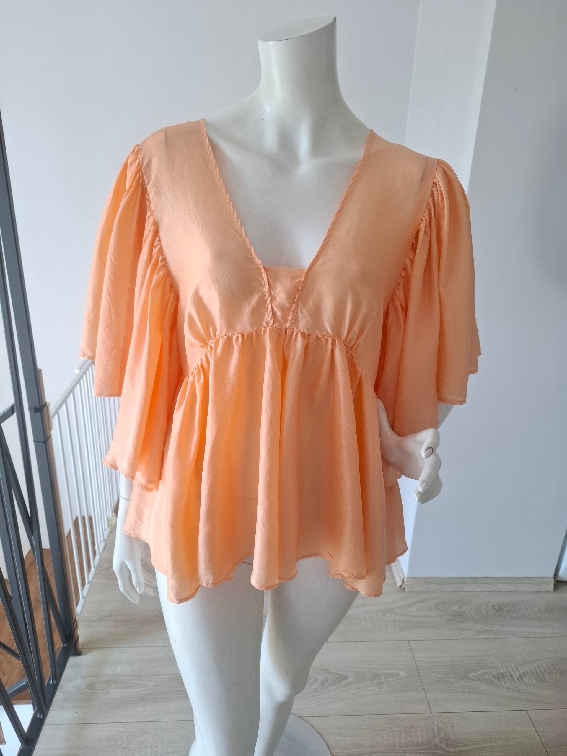 New Forte Forte Silk Ruffle Top Size S image 7