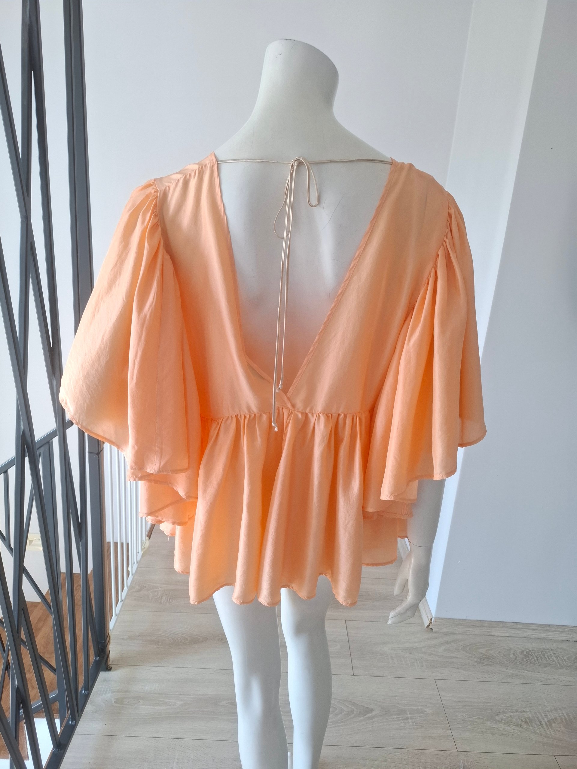 New Forte Forte Silk Ruffle Top Size S image 10