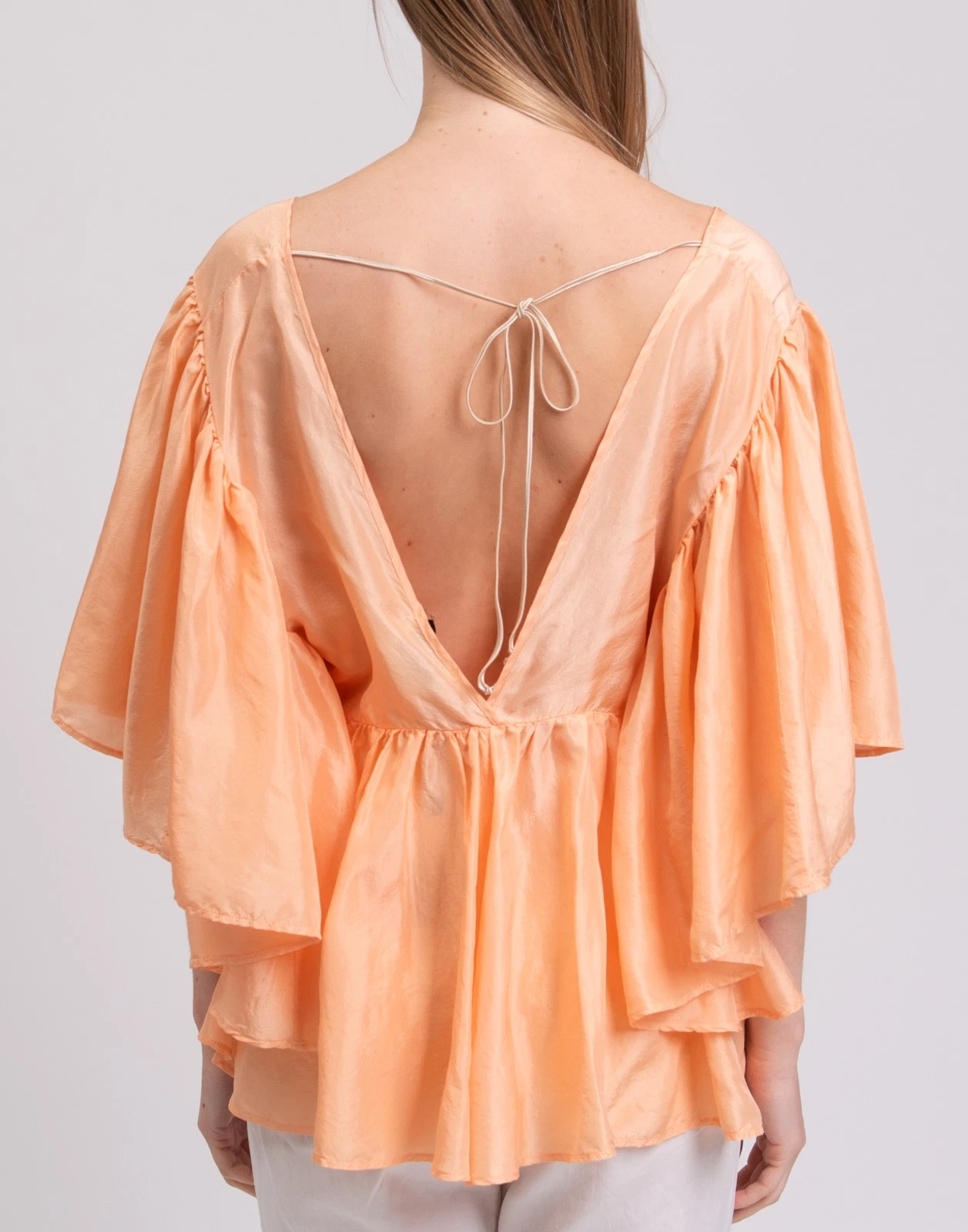 New Forte Forte Silk Ruffle Top Size S image 5