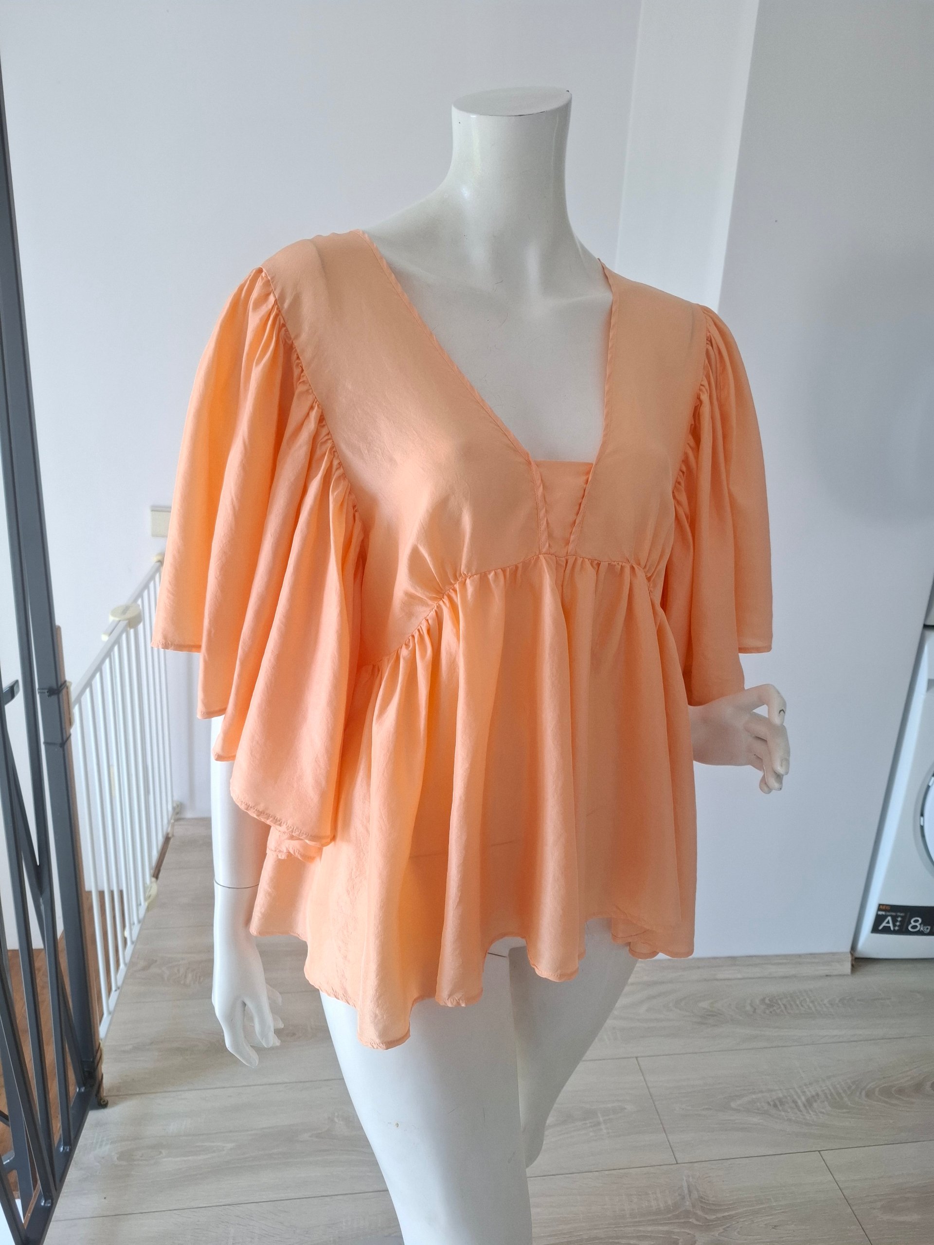 New Forte Forte Silk Ruffle Top Size S image 9