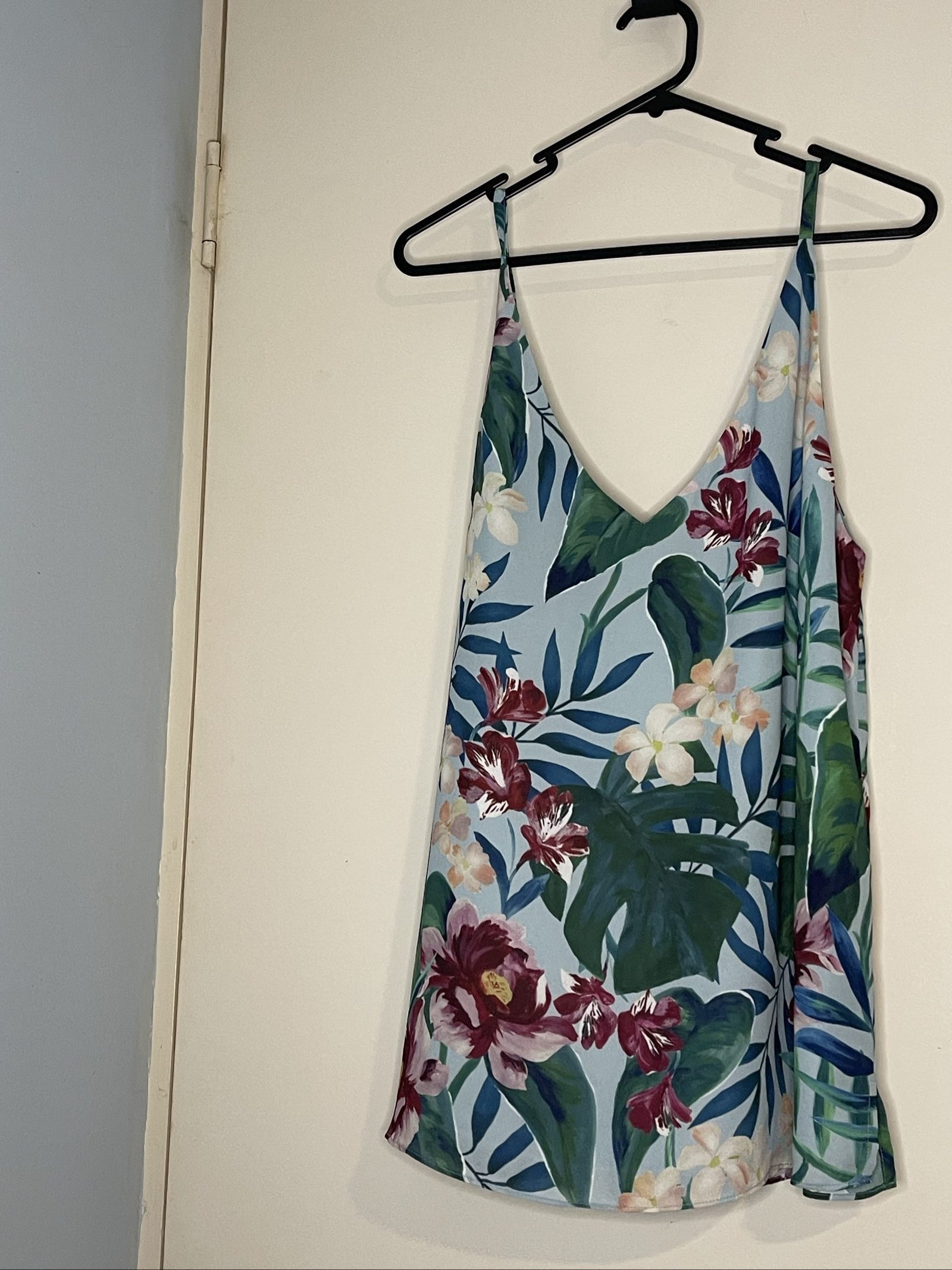 Decjuba Women's Multi Floral Print Slip Dress Size 12 image 3